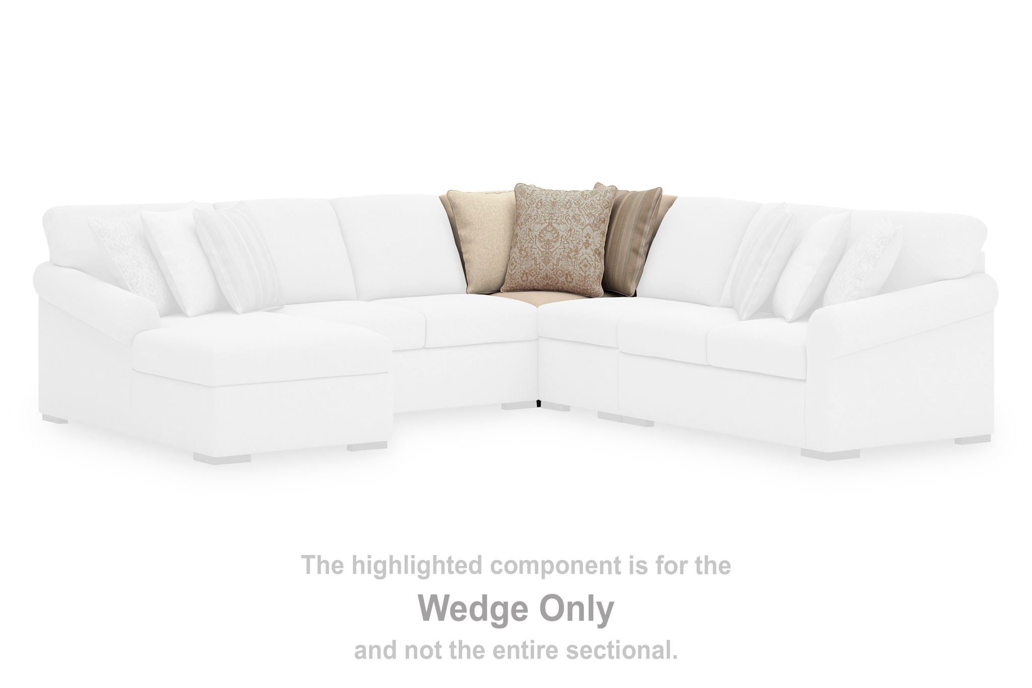 LadyMae - Wedge - Twill - Urban Living Furniture (Los Angeles, CA)