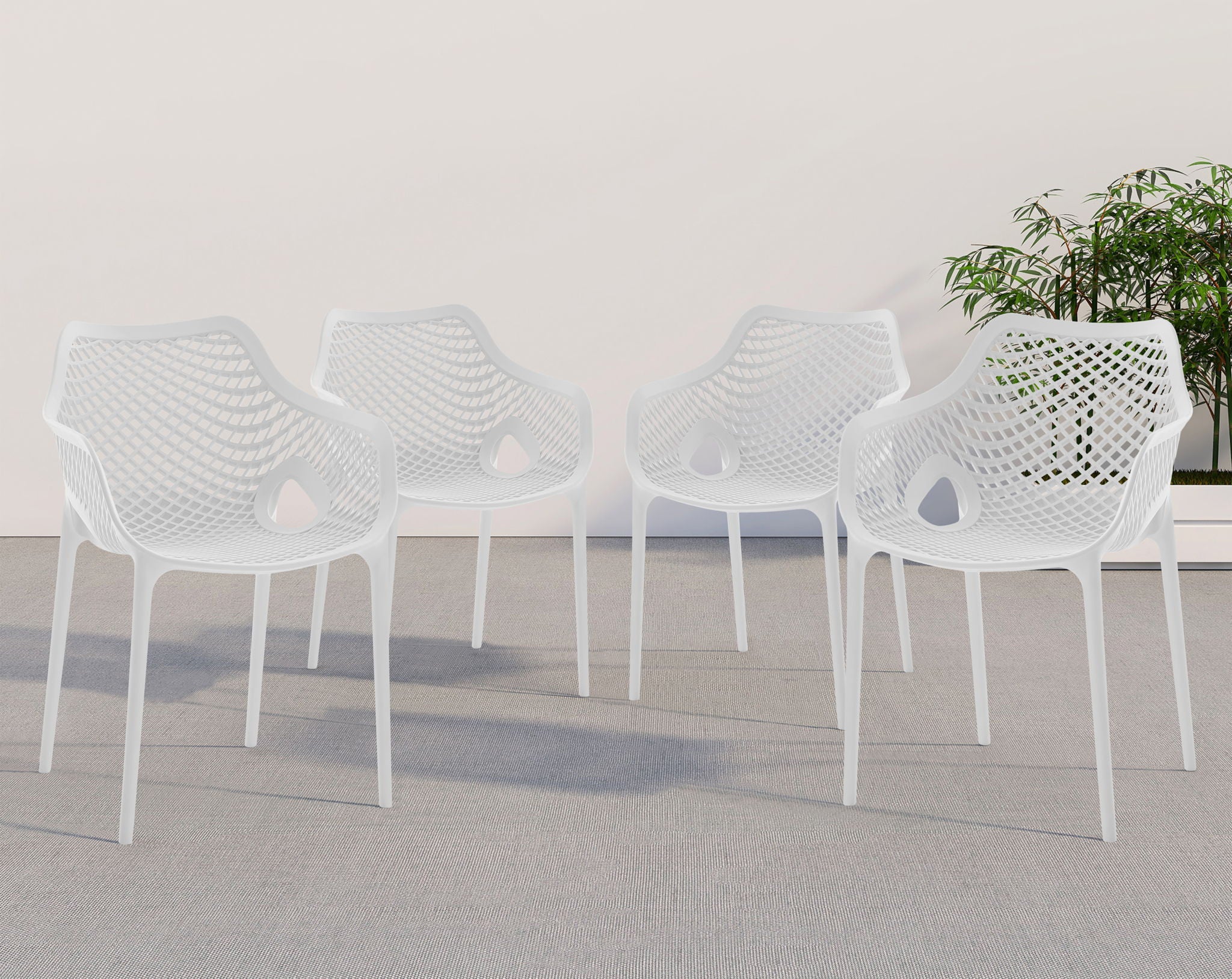 Mykonos - Outdoor Dining Chair Set - Urban Living Furniture (Los Angeles, CA)