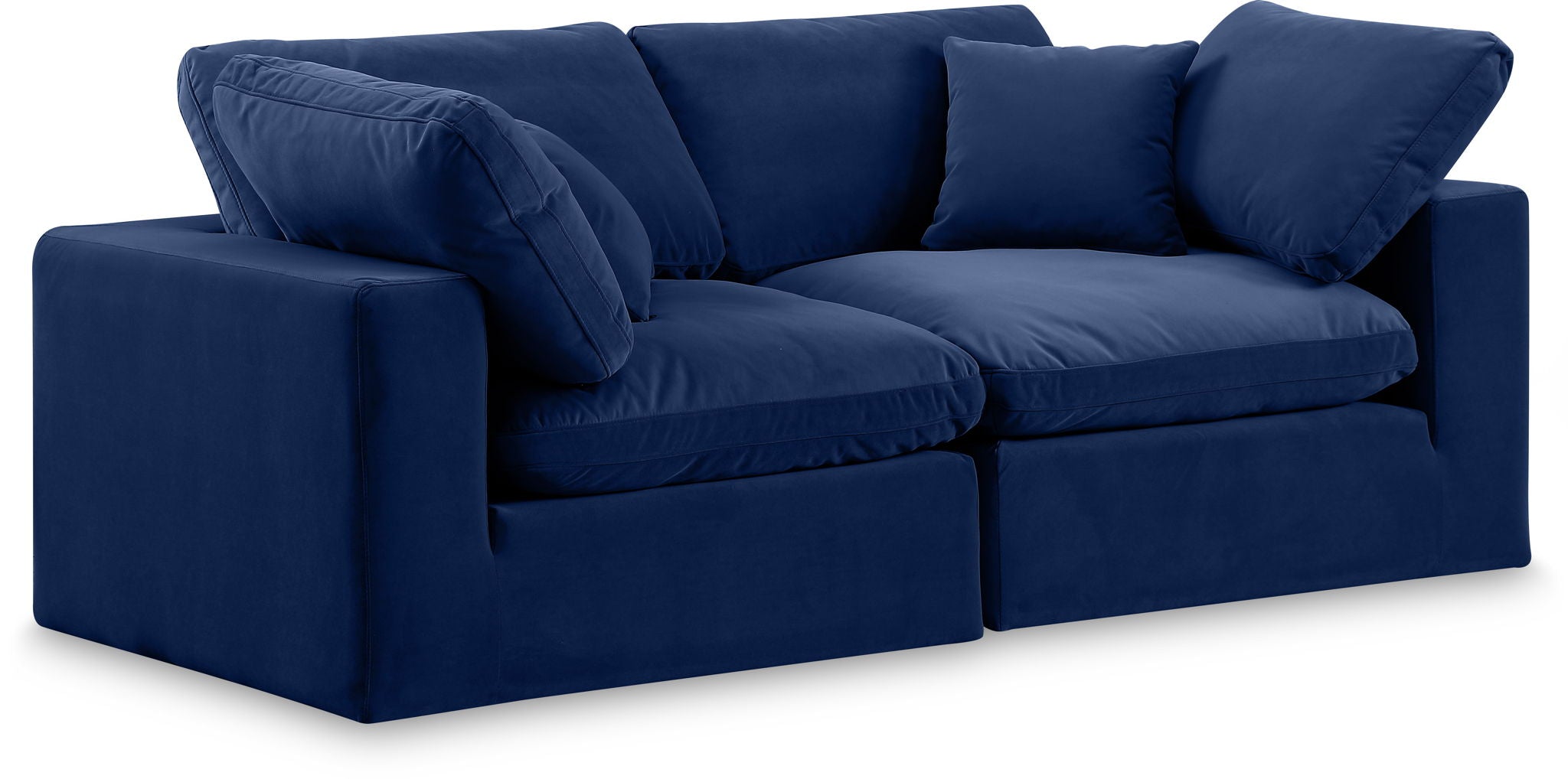 Comfy - Velvet Modular Sofa 2 Seats - Urban Living Furniture (Los Angeles, CA)