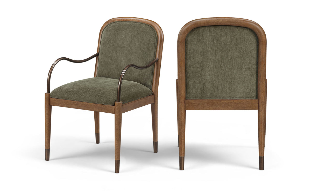 Cambria - Fabric Upholstered Dining Arm Chair