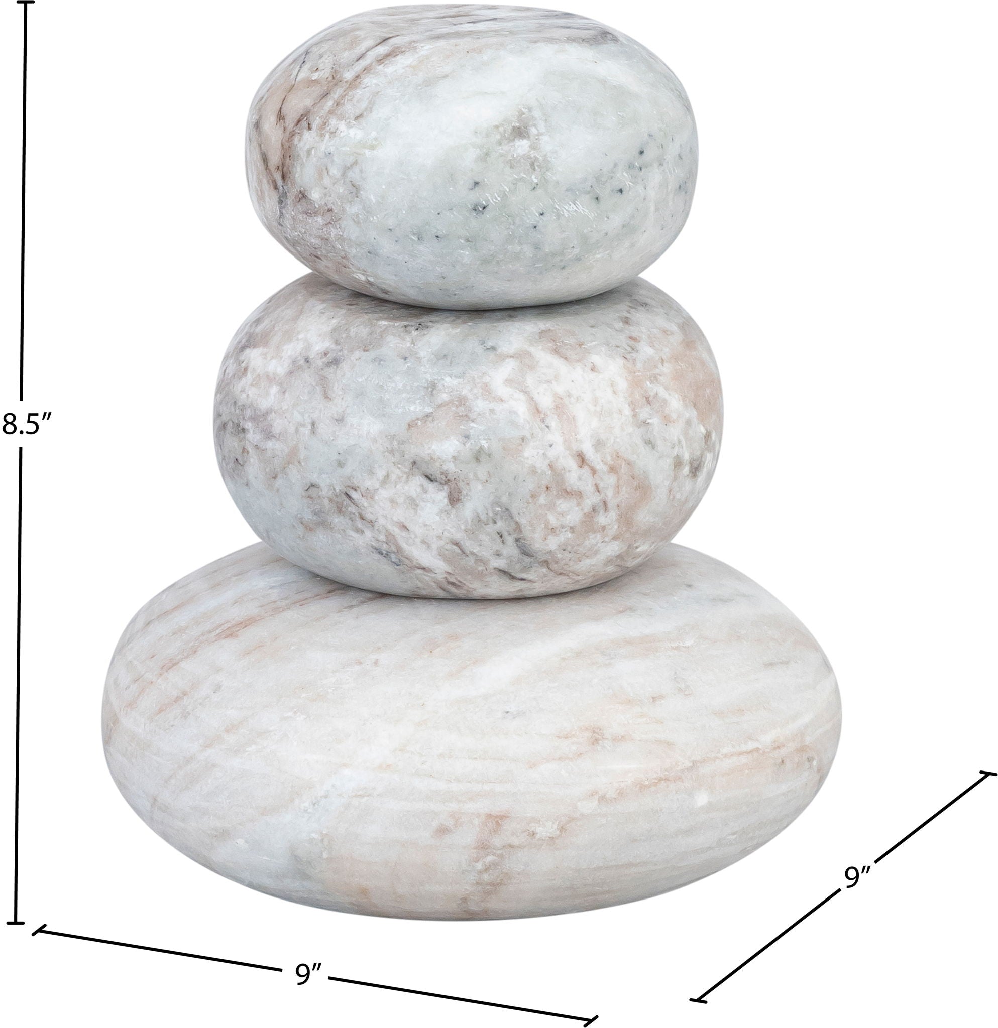 Pumpkin - 3 Piece Marble Decorative Object - Urban Living Furniture (Los Angeles, CA)