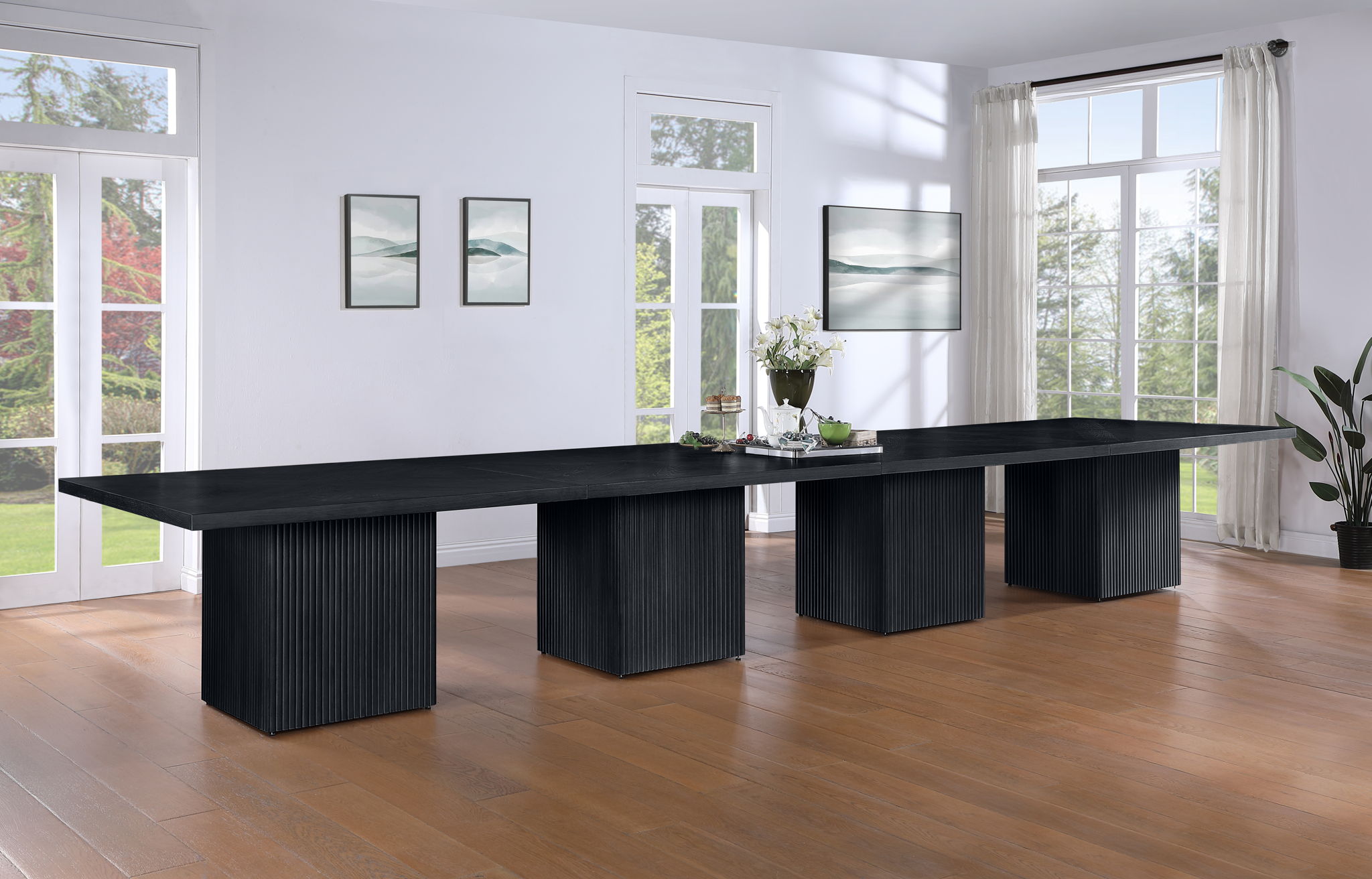 Belinda - Modular Dining Table - Black - Urban Living Furniture (Los Angeles, CA)