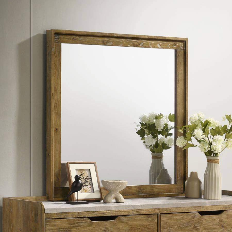Henderson - Dresser Mirror - Medium Oak - Urban Living Furniture (Los Angeles, CA)