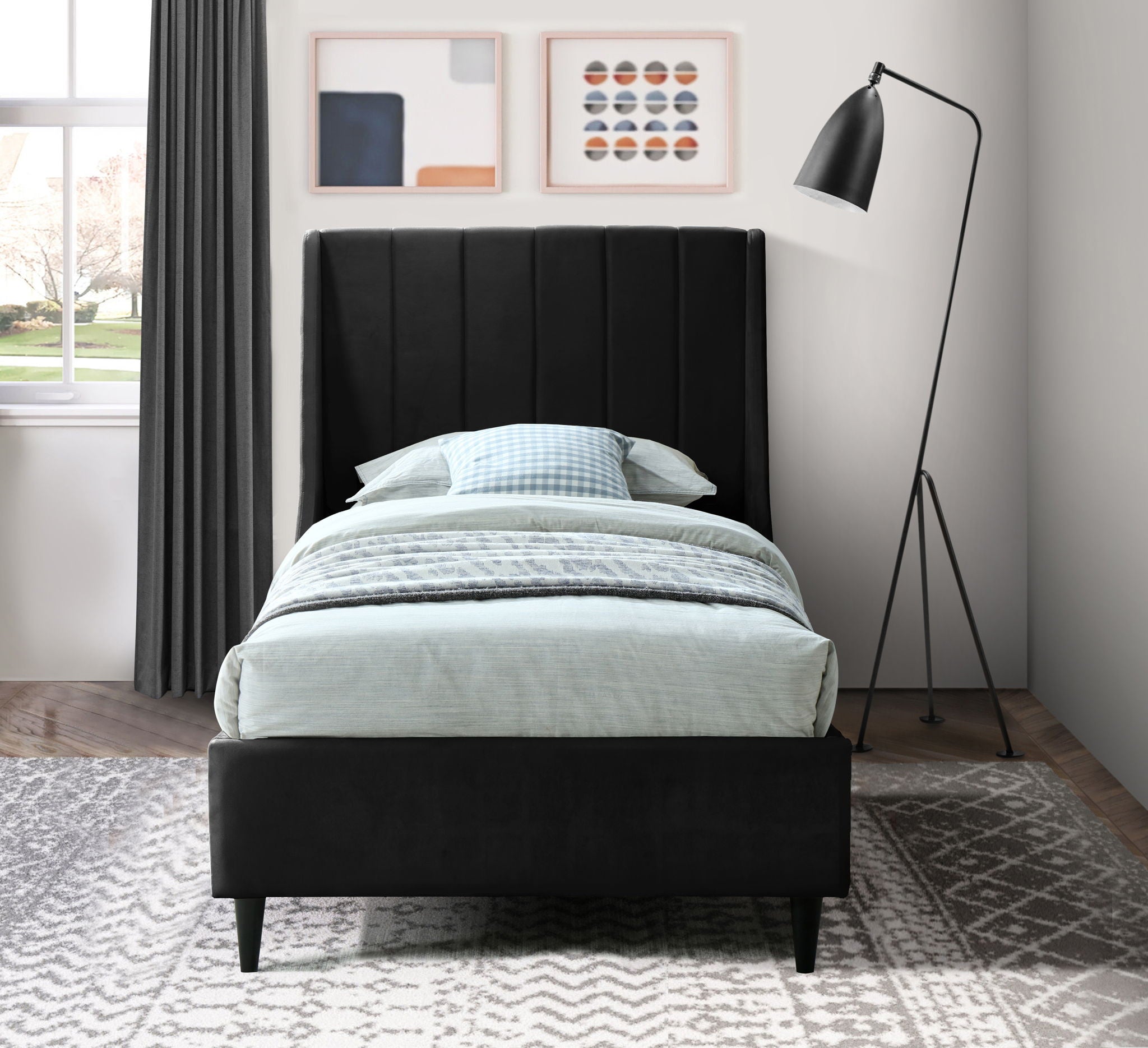 Eva - Velvet Bed - Urban Living Furniture (Los Angeles, CA)