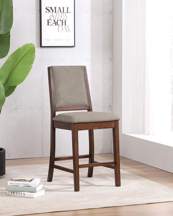 Patterson - Upholstered Counter Chair (Set of 2) - Mango Oak - Urban Living Furniture (Los Angeles, CA)