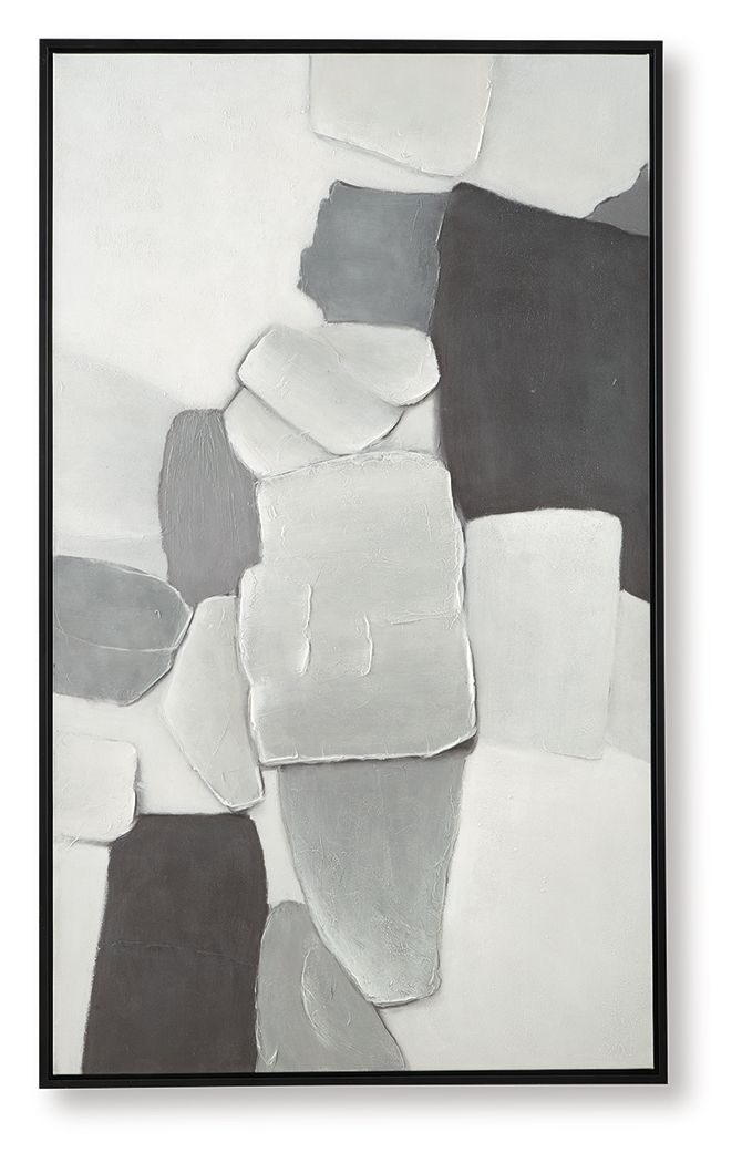 Adilson - White / Gray / Black - Wall Art - Urban Living Furniture (Los Angeles, CA)