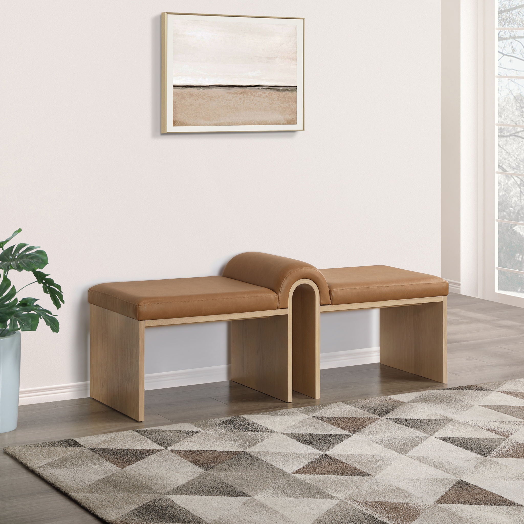 Delphine - Bench - Natural Base