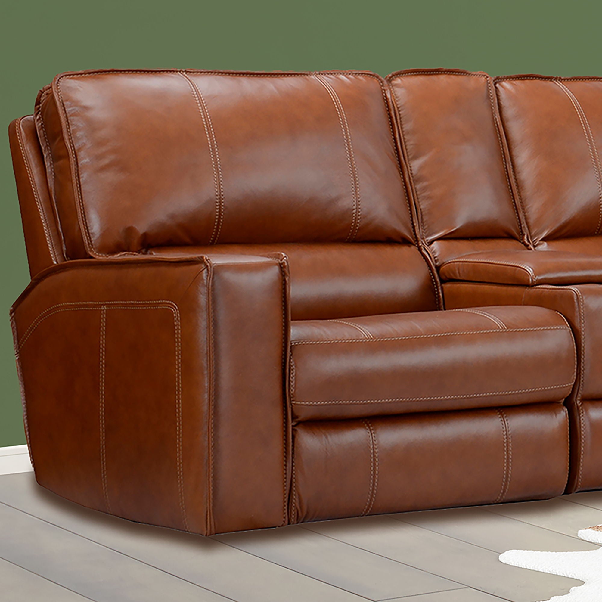 Rockford - Power Left Arm Facing Recliner - Verona Saddle - Urban Living Furniture (Los Angeles, CA)