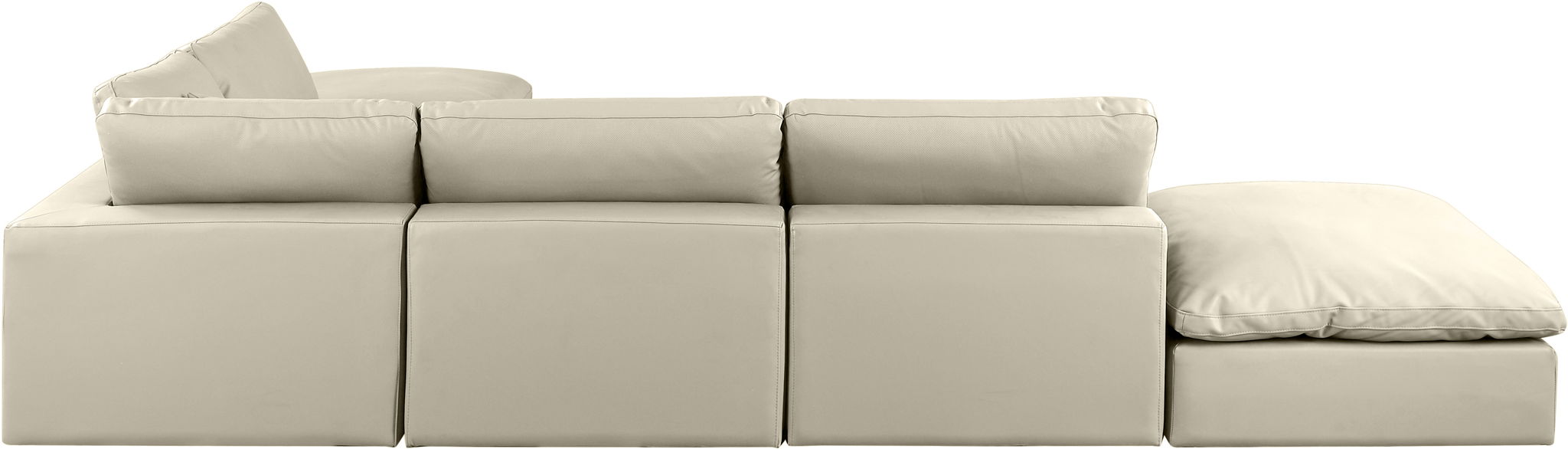 Comfy - 6 Piece Faux Leather Modular Sectional - Urban Living Furniture (Los Angeles, CA)