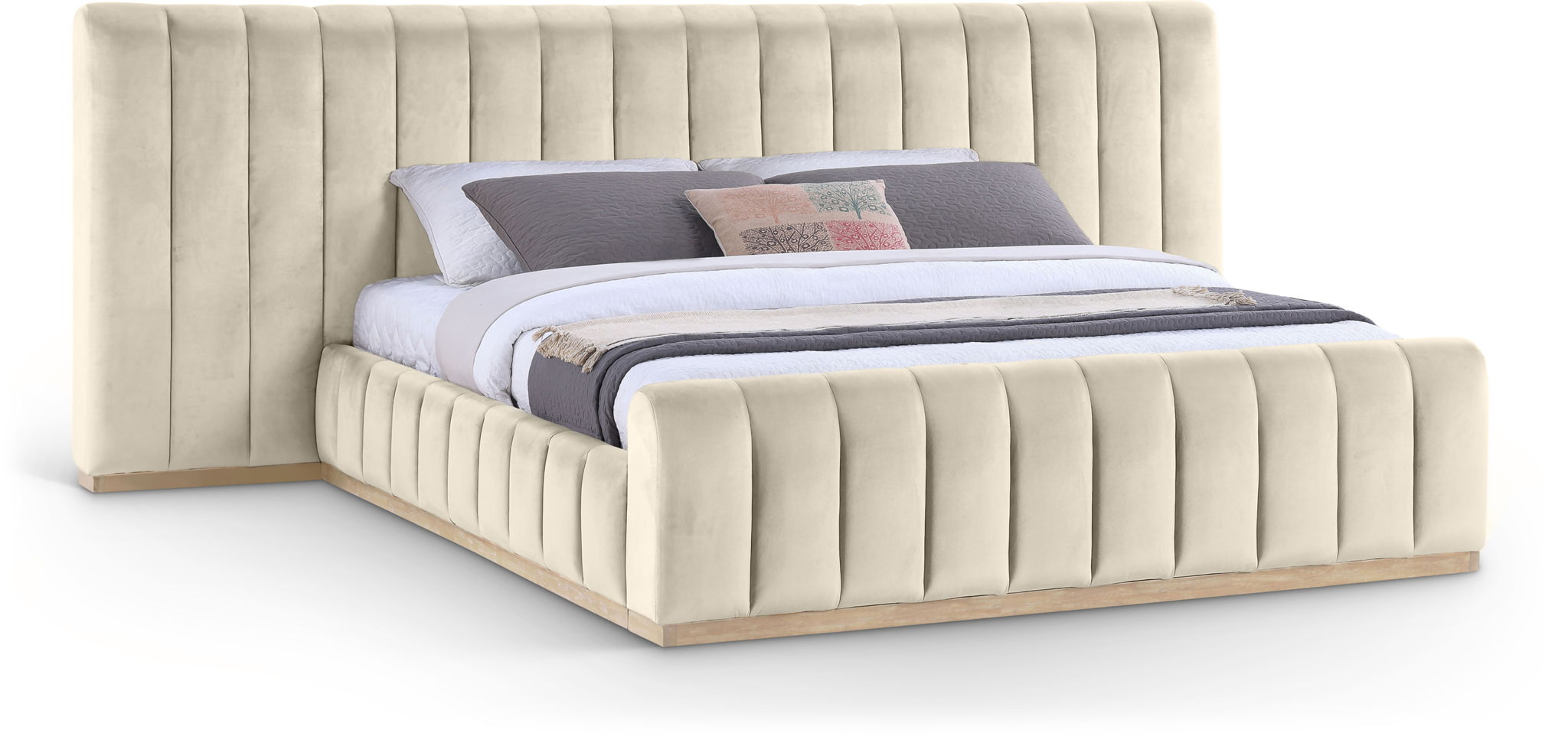 Amara - Velvet Upholstered Bed - Urban Living Furniture (Los Angeles, CA)