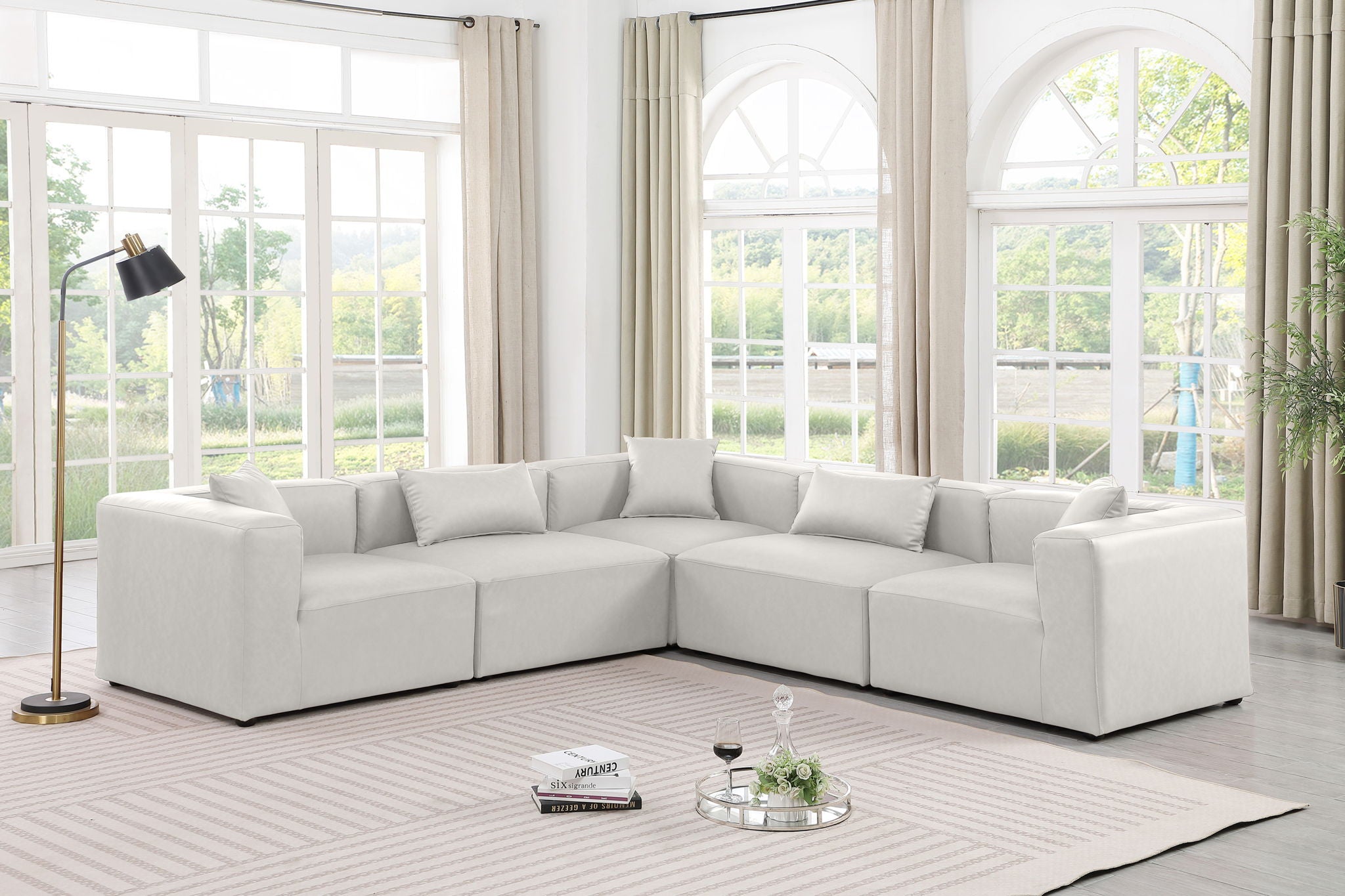 Cube - 5 Piece Modular Corner Sectional