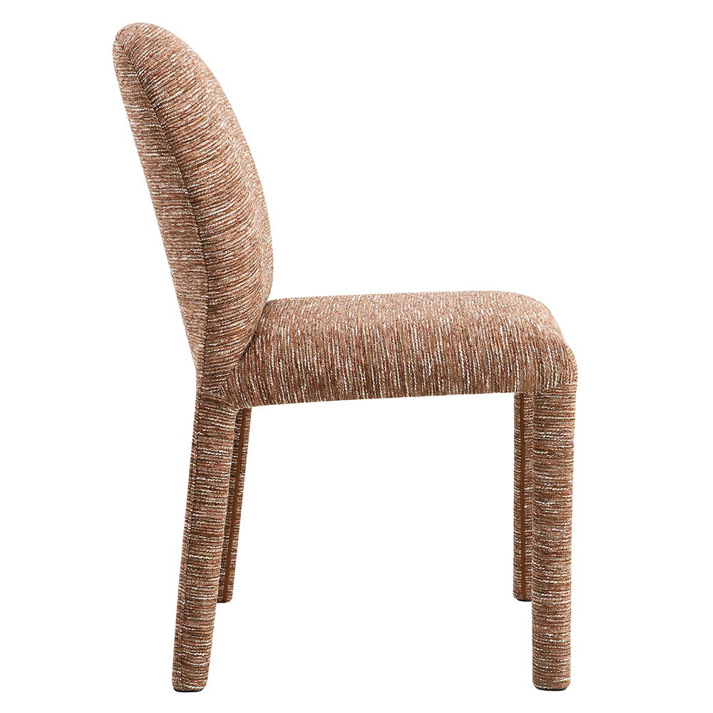 Lidi - Side Chair (Set of 2) - Brown Chenille - Urban Living Furniture (Los Angeles, CA)