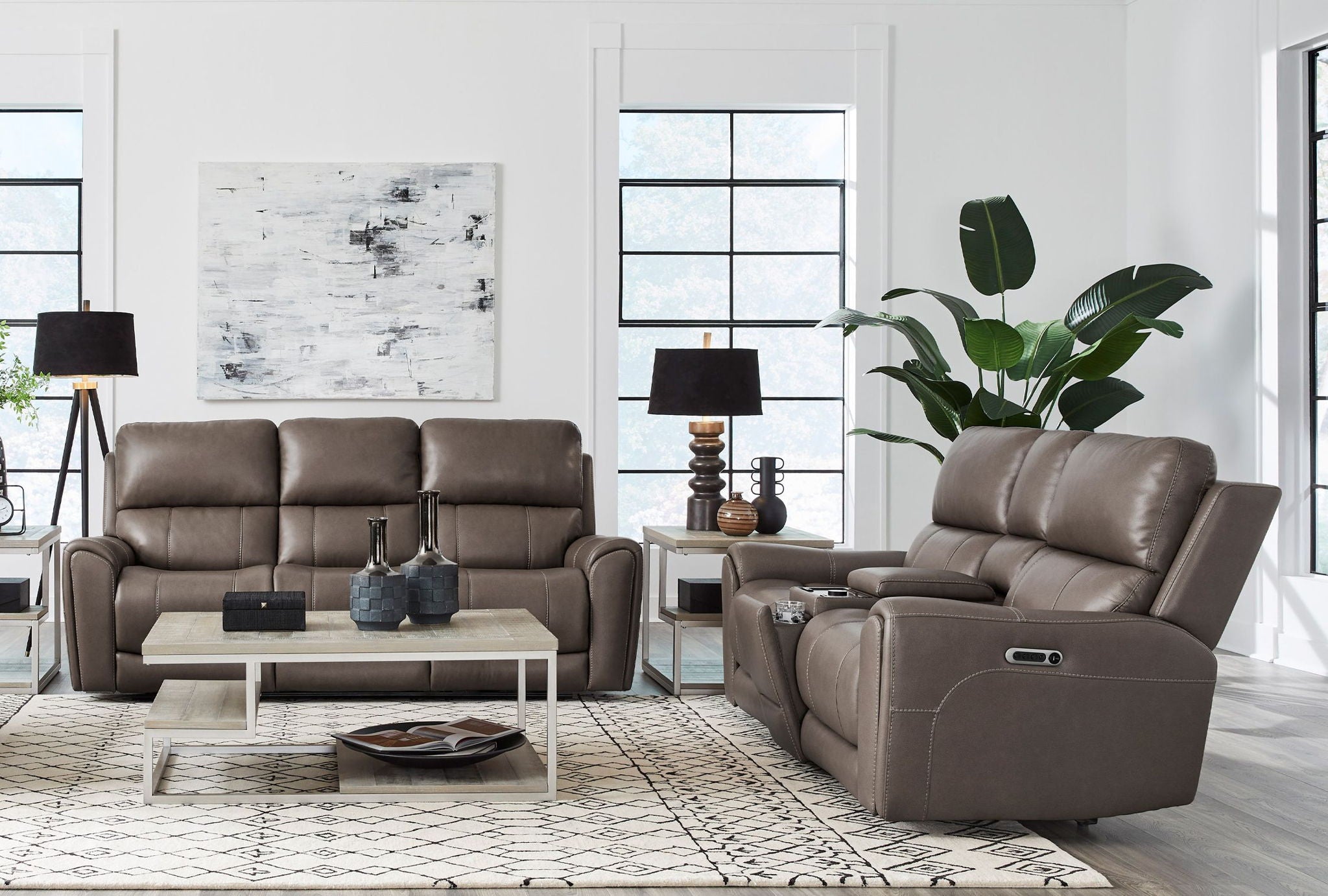 Hancock - Zero Gravity Power Reclining Sofa Set
