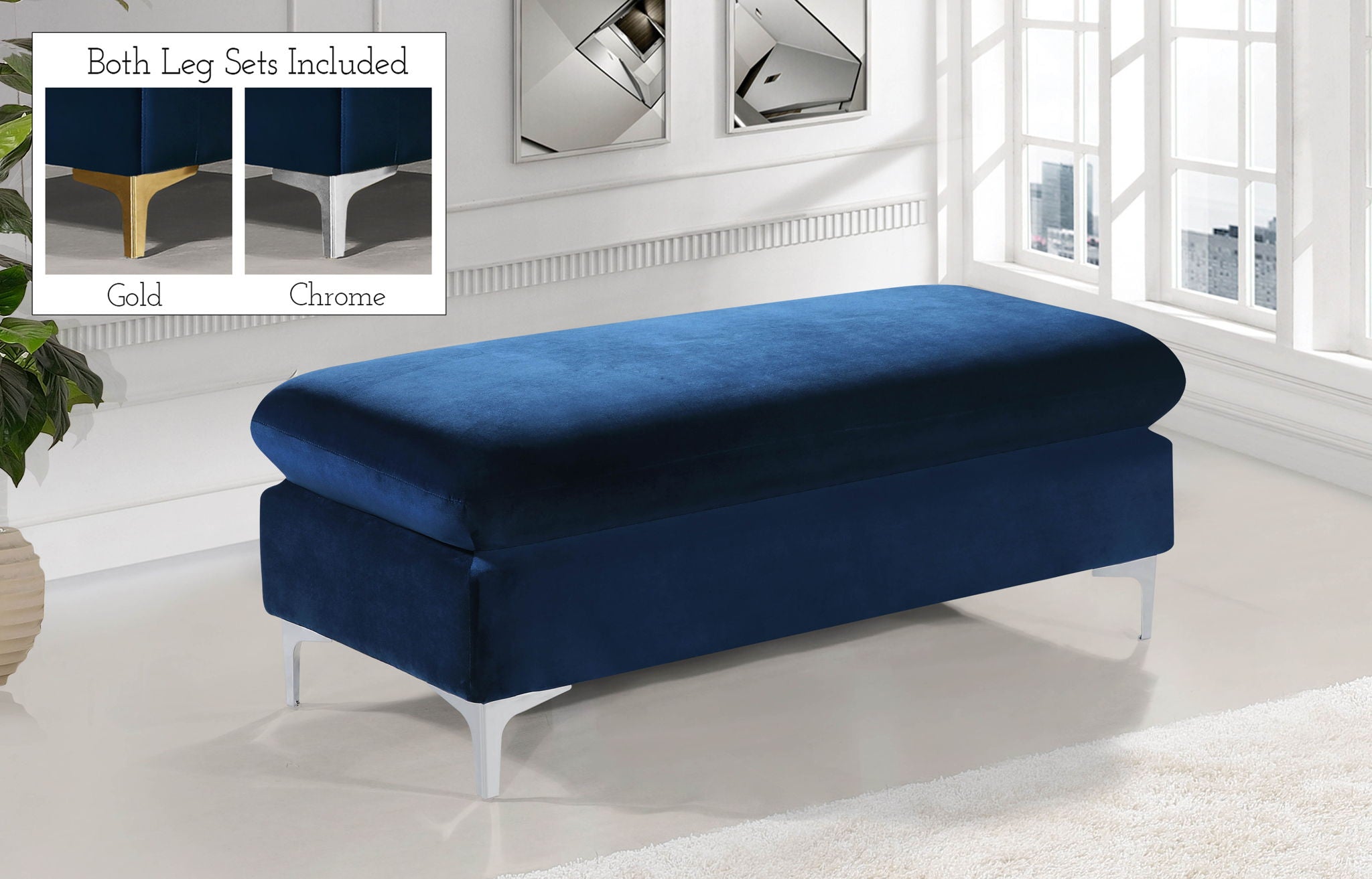 Naomi - Ottoman - Urban Living Furniture (Los Angeles, CA)
