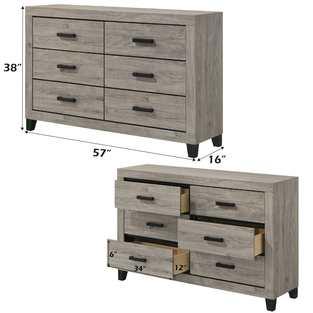 Mari - Dresser - Light Gray Finish - Urban Living Furniture (Los Angeles, CA)
