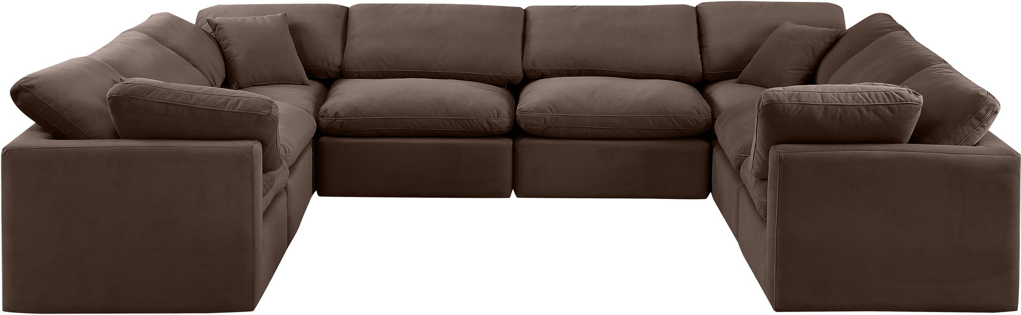 Indulge - Velvet 8 Piece Modular Sectional - Urban Living Furniture (Los Angeles, CA)