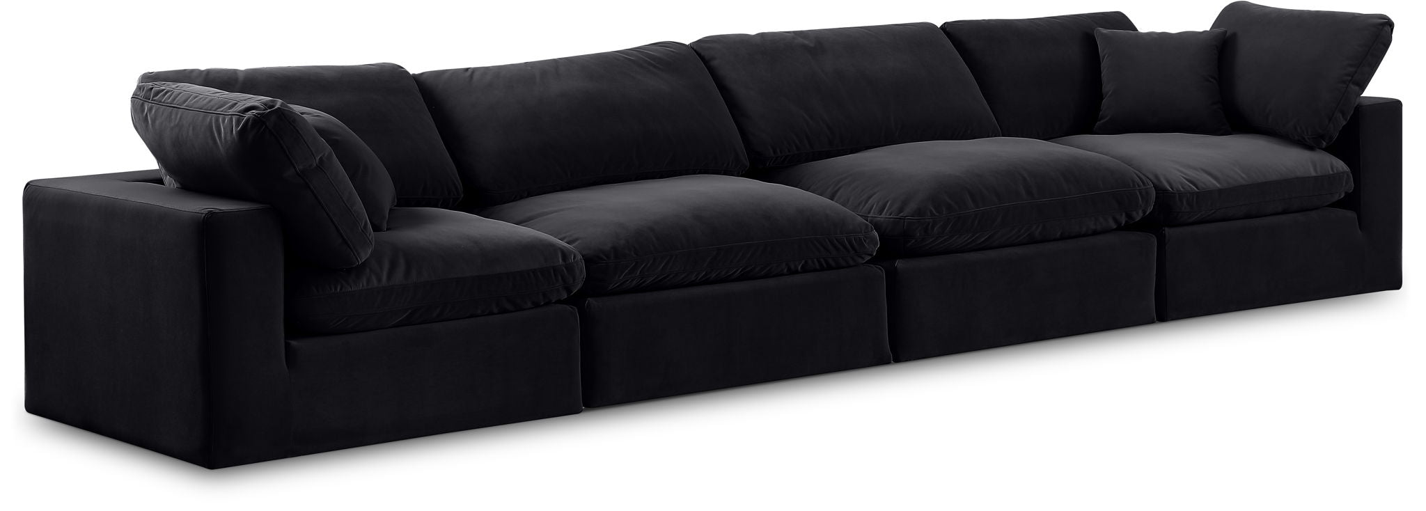 Comfy - Velvet Modular Sofa 4 Seats - Urban Living Furniture (Los Angeles, CA)