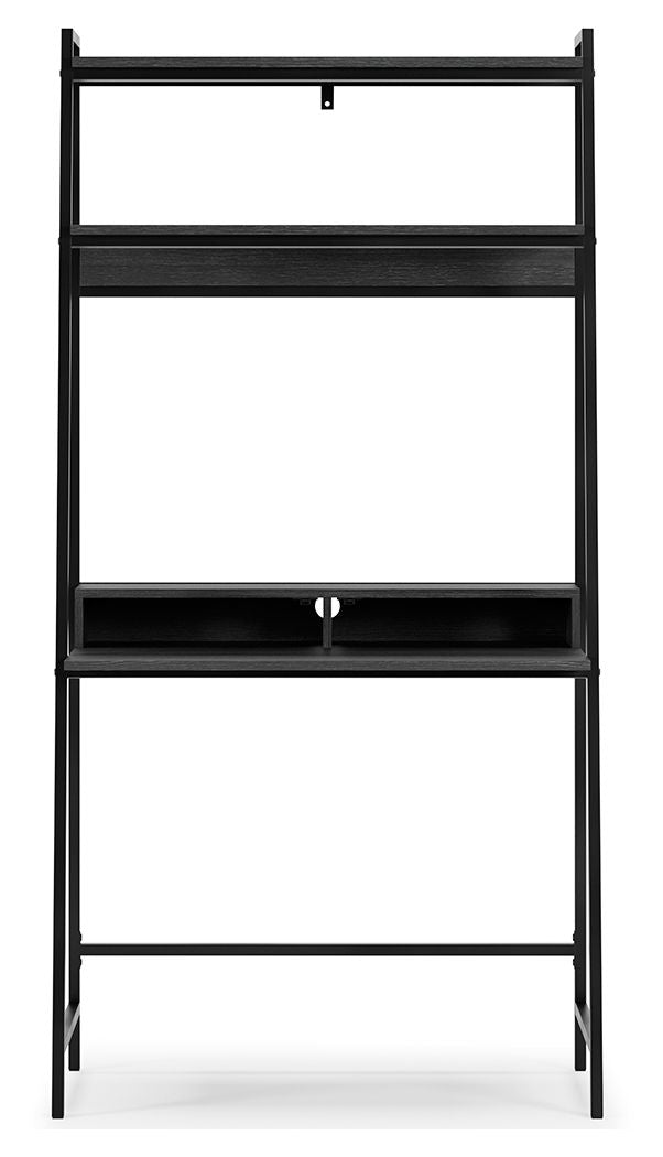 Yarlow - Black - Home Office Desk and Shelf - Urban Living Furniture (Los Angeles, CA)
