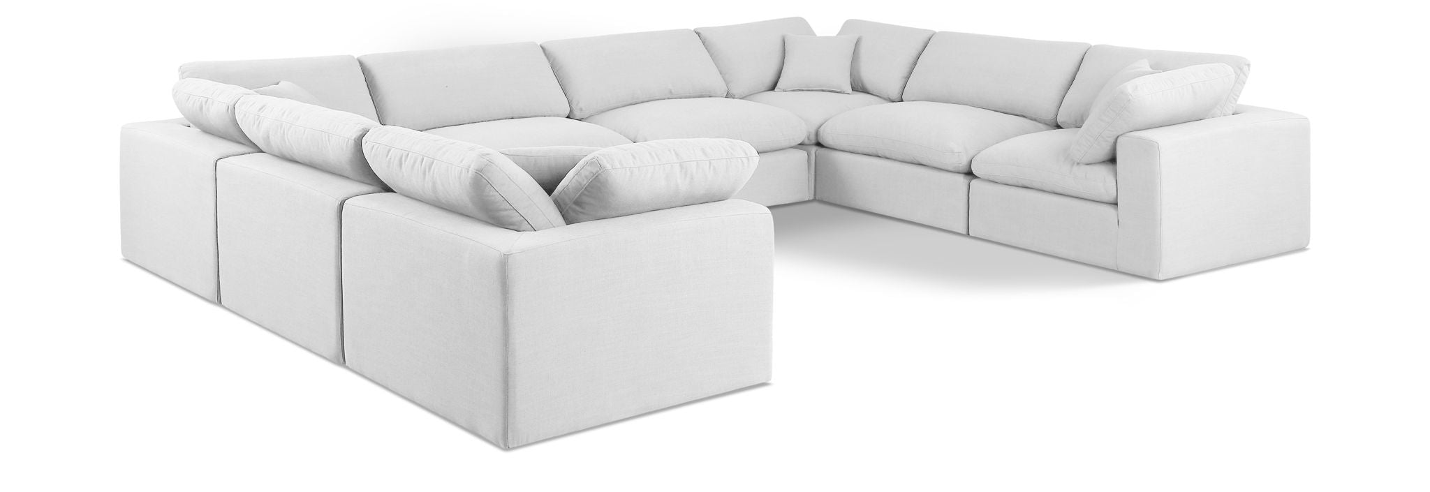 Comfy - 8 Piece Linen Modular Sectional - Urban Living Furniture (Los Angeles, CA)