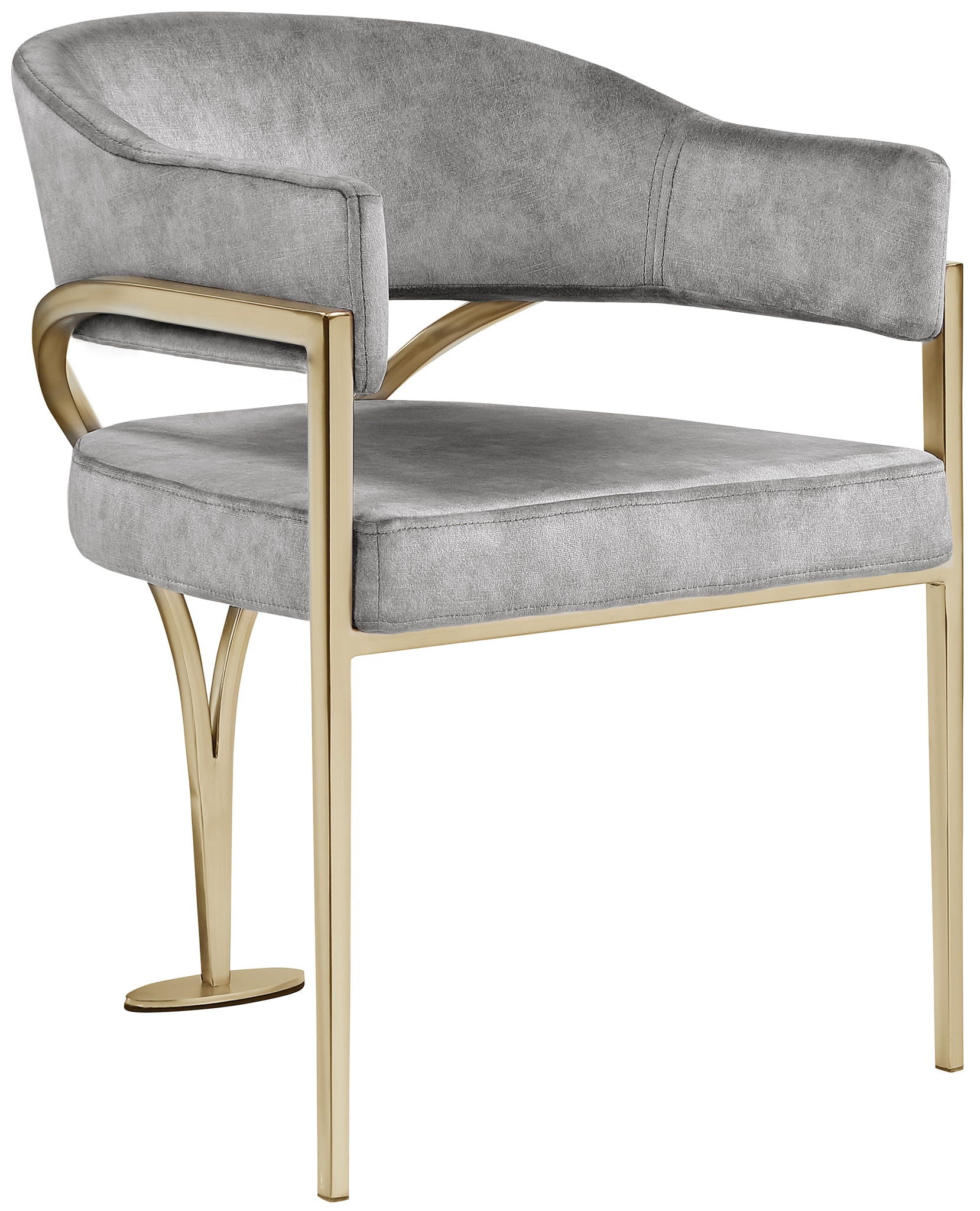 Madelyn - Dining Chair (Set of 2) - Gray - Fabric - Urban Living Furniture (Los Angeles, CA)