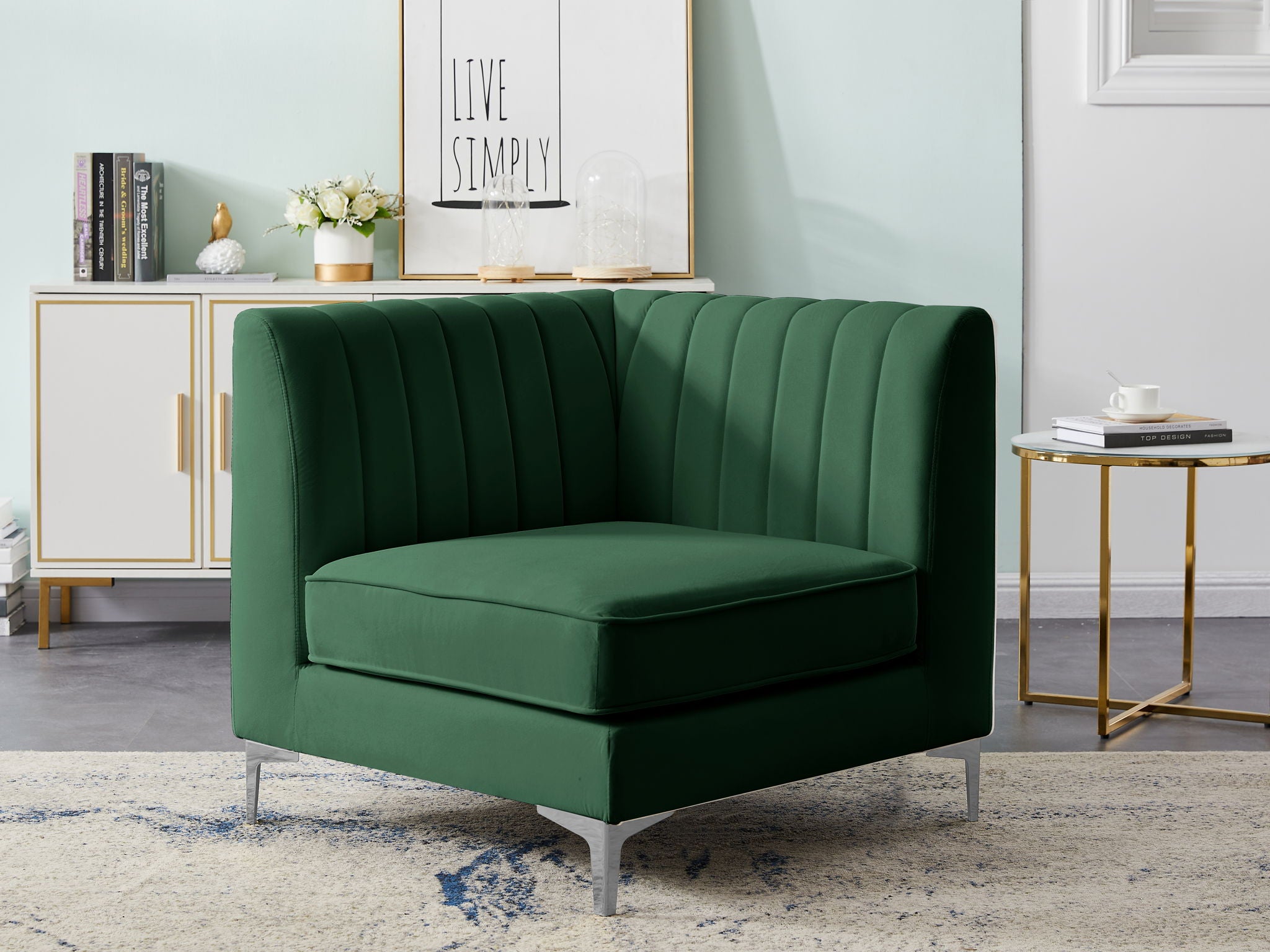 Alina - Corner Chair - Urban Living Furniture (Los Angeles, CA)