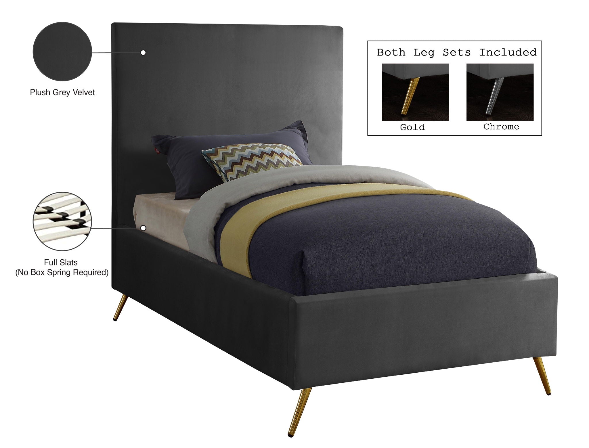 Jasmine - Bed - Urban Living Furniture (Los Angeles, CA)