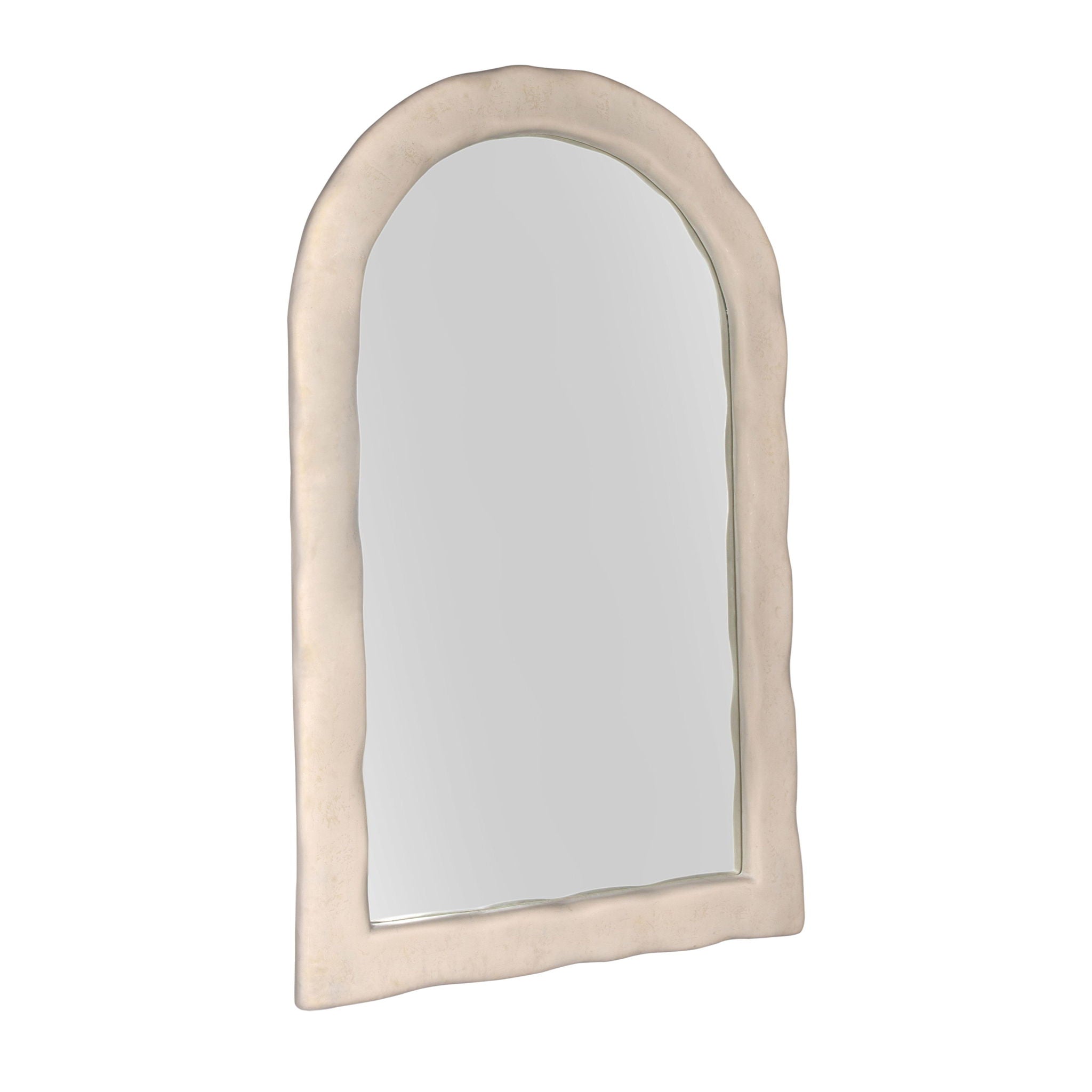 Kaia - Textured Floor Mirror - Cream - Urban Living Furniture (Los Angeles, CA)