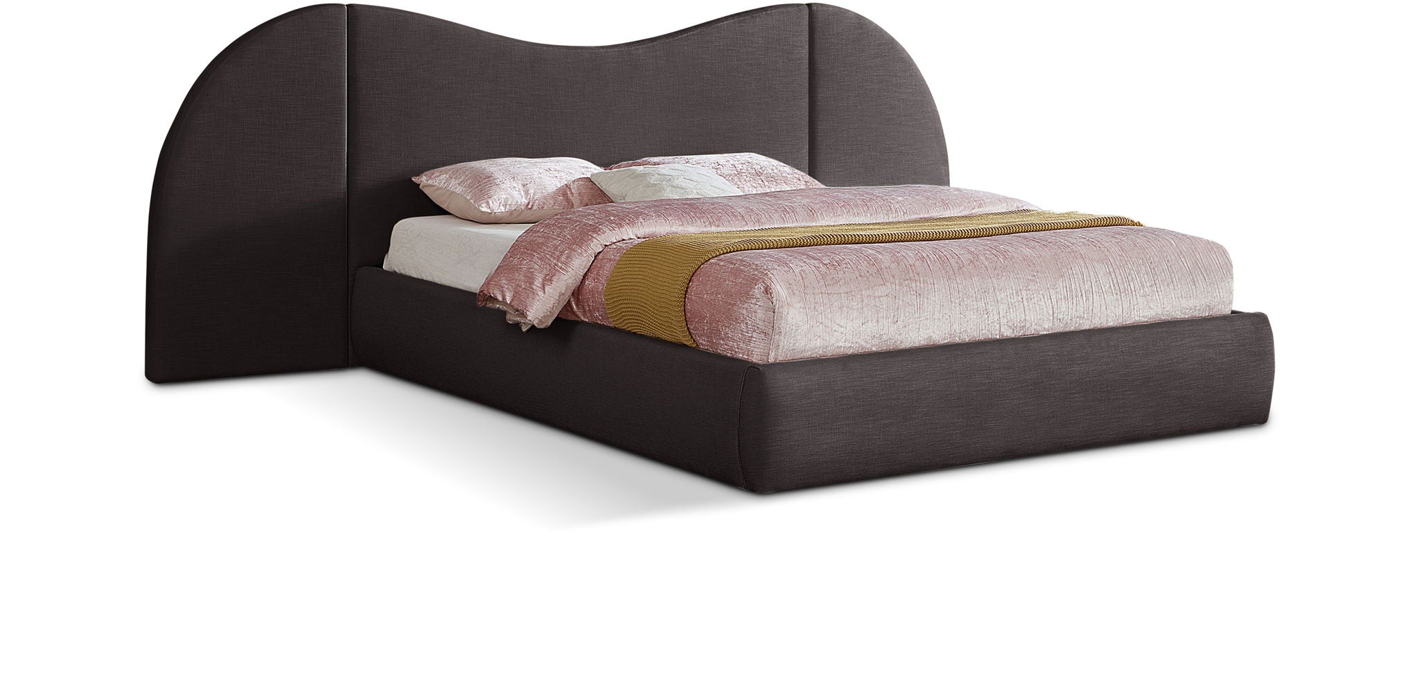 Everest - Linen Fabric Bed - Urban Living Furniture (Los Angeles, CA)
