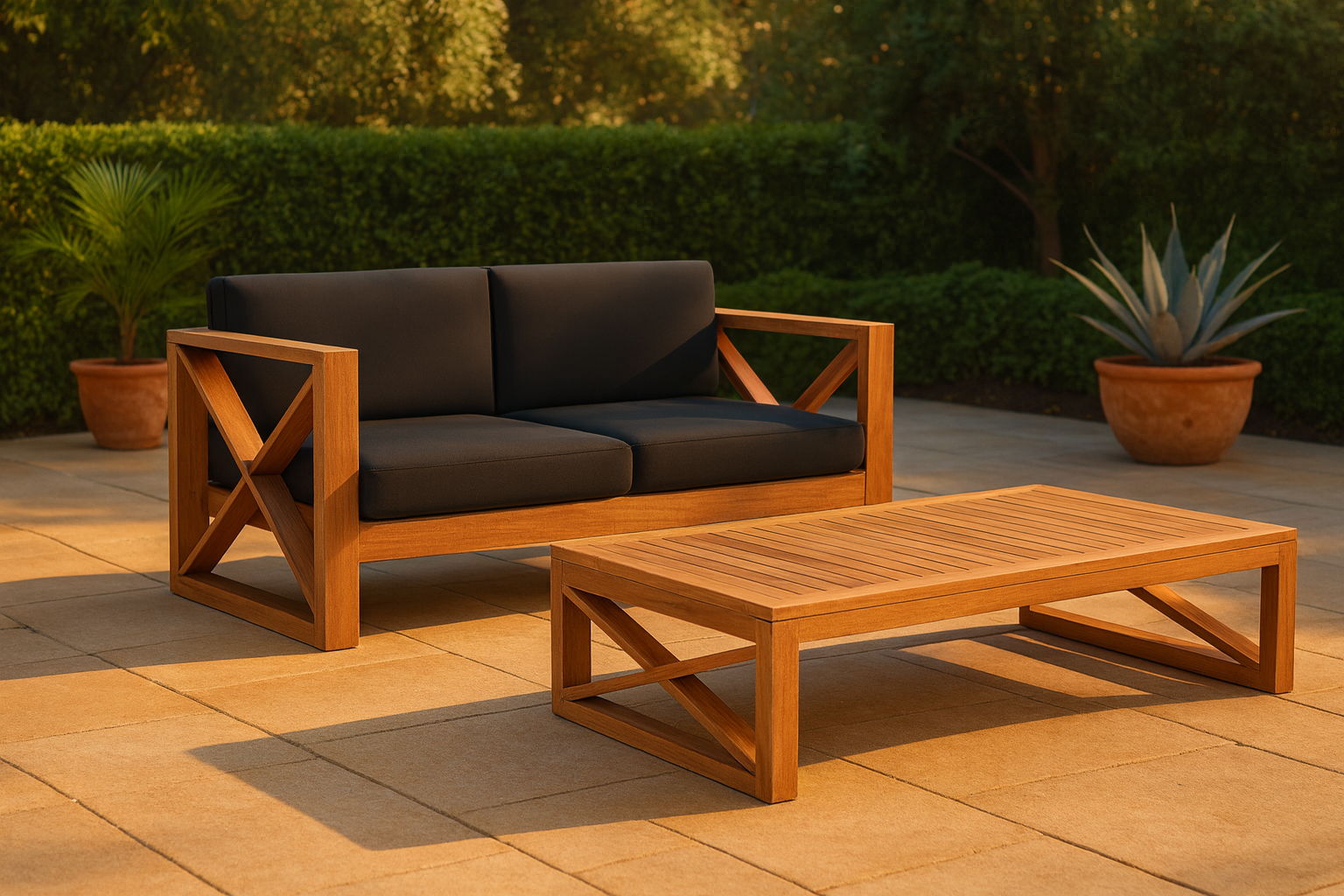 Anguilla - Water Resistant Outdoor Loveseat - Urban Living Furniture (Los Angeles, CA)