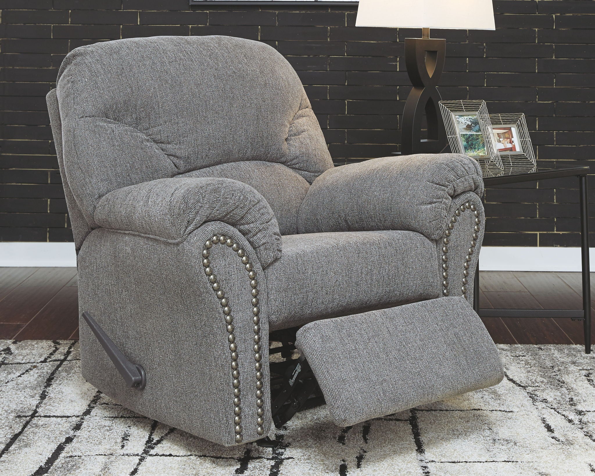 Allmaxx - Pewter - Rocker Recliner - Urban Living Furniture (Los Angeles, CA)