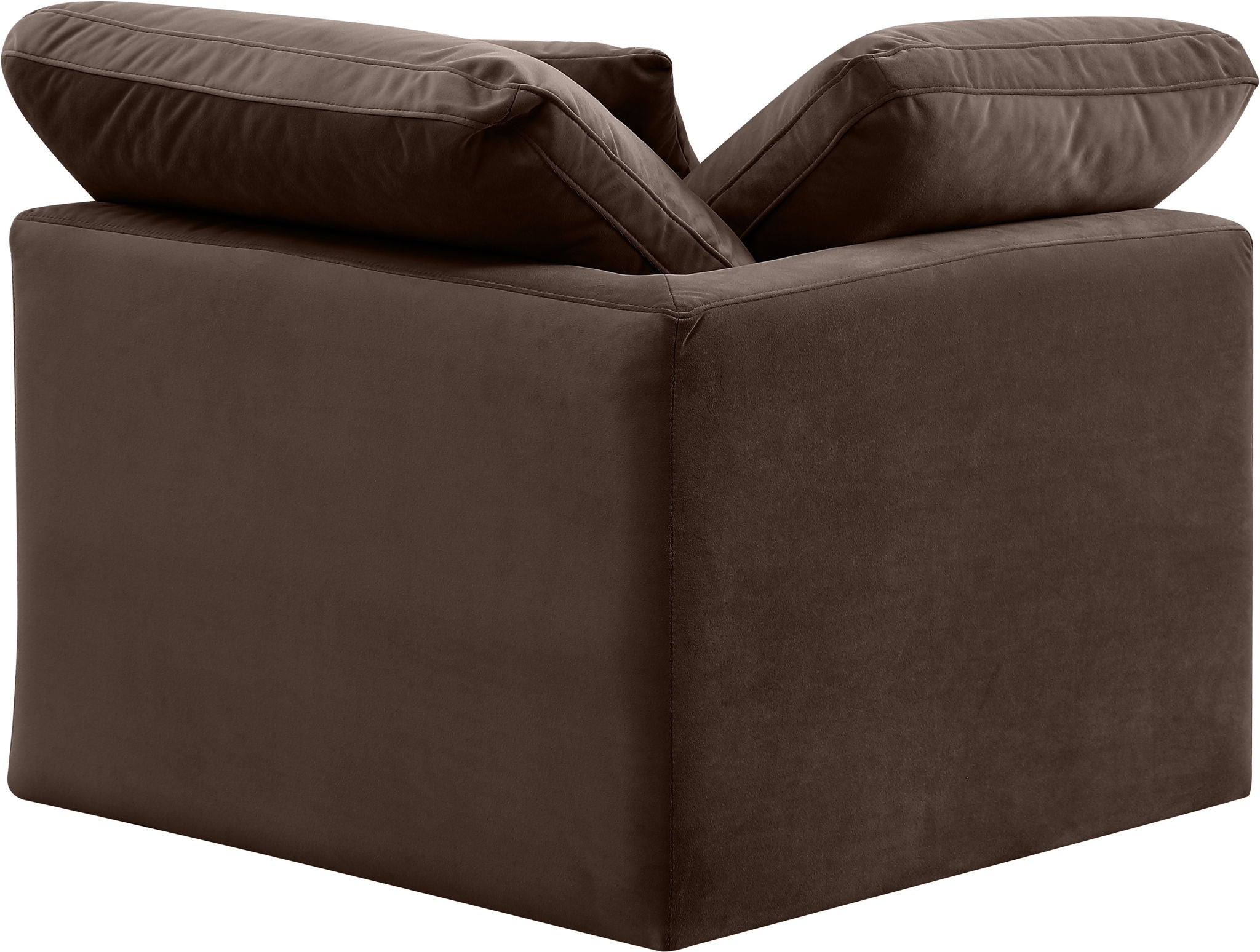 Indulge - Velvet Corner Chair - Urban Living Furniture (Los Angeles, CA)