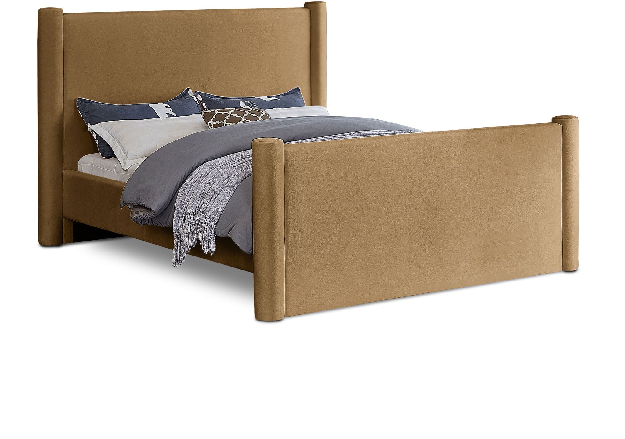 Elias - Velvet Upholstered Bed - Urban Living Furniture (Los Angeles, CA)