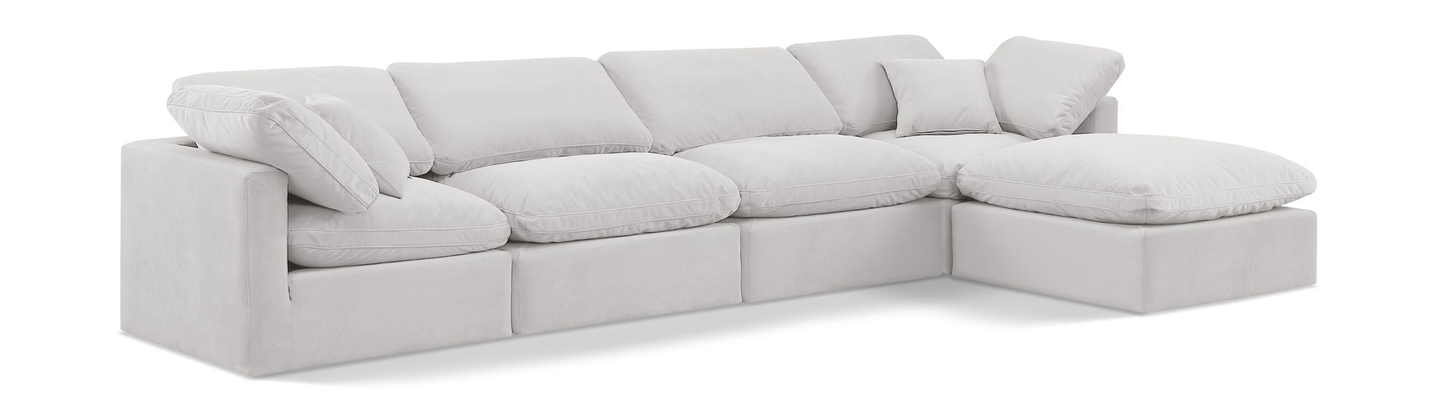 Indulge - Velvet 5 Piece Modular Sectional With Chaise - Urban Living Furniture (Los Angeles, CA)
