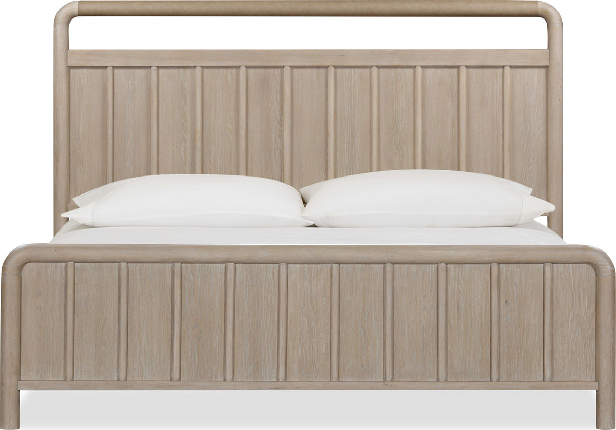 Camden - Shiplap Oak Wood Platform Bed