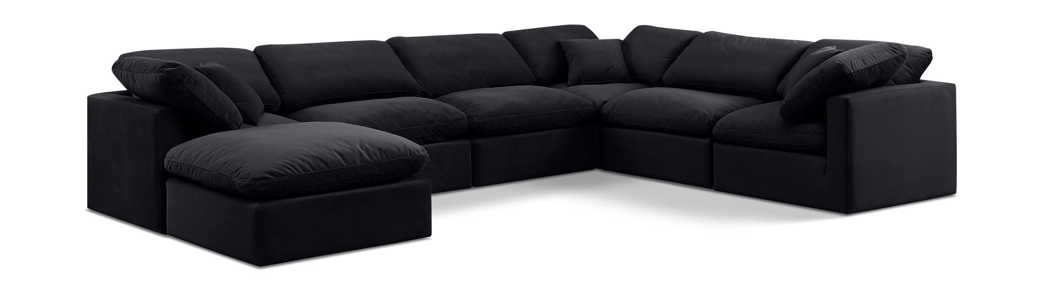 Indulge - Velvet 7 Piece Modular Sectional - Urban Living Furniture (Los Angeles, CA)