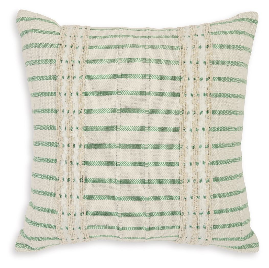 Rowton - Pillow (Set of 4) - White / Green - Urban Living Furniture (Los Angeles, CA)