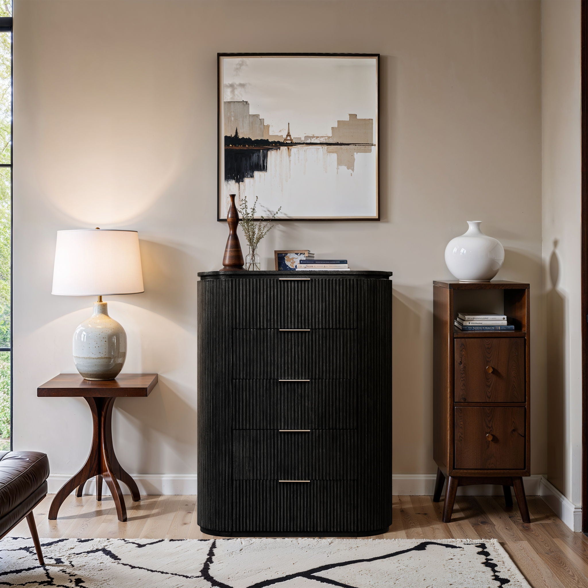 Astrid - Solid Wood And Oak Veneer Chest - Urban Living Furniture (Los Angeles, CA)