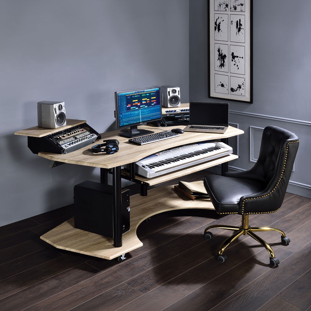 Eleazar - Music Recording Studio Desk - Urban Living Furniture (Los Angeles, CA)