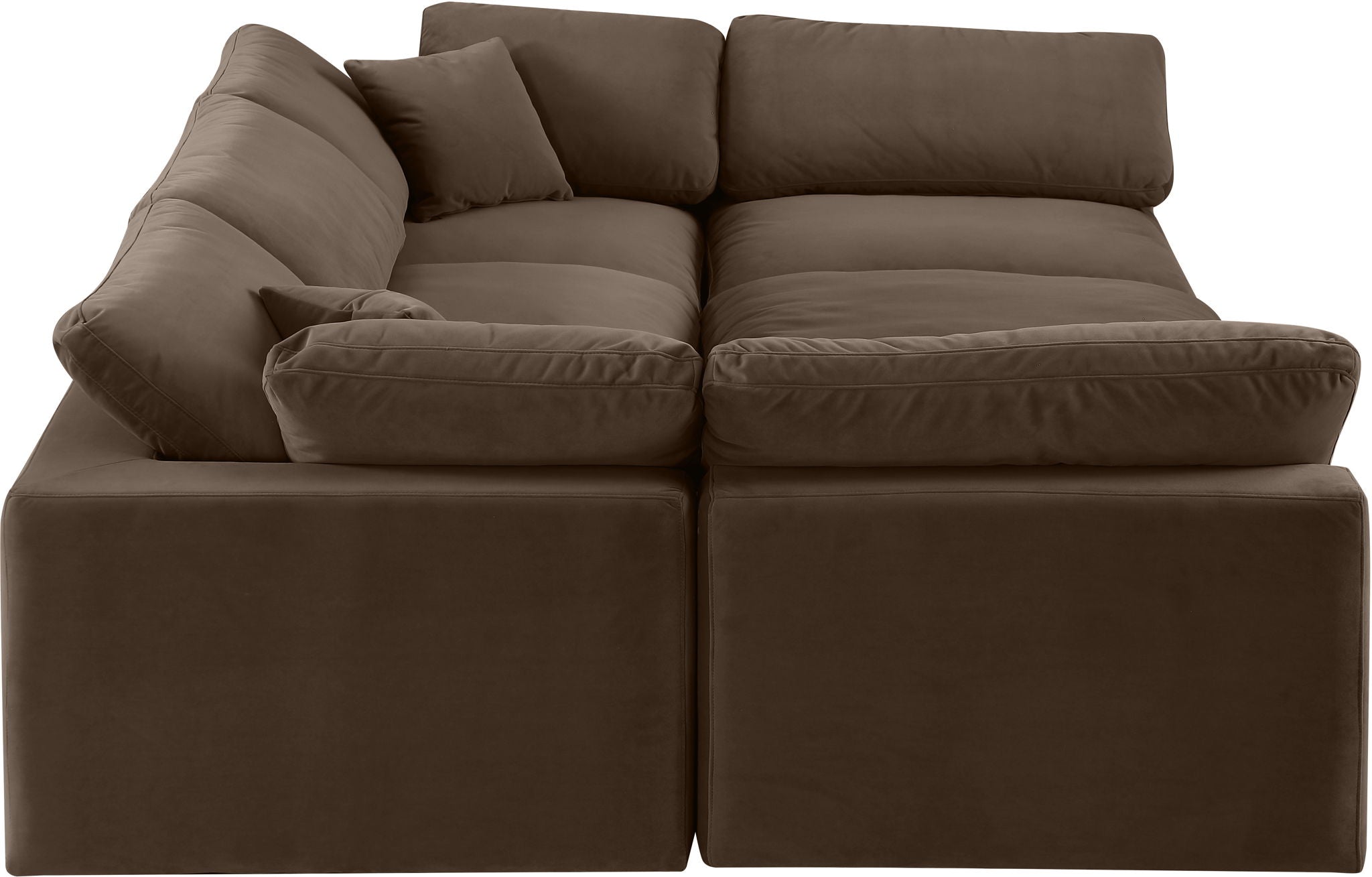 Comfy - 6 Piece Velvet Sectional - Urban Living Furniture (Los Angeles, CA)