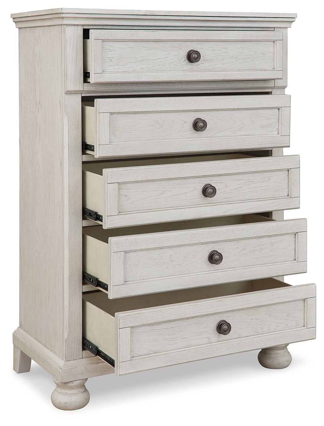 Robbinsdale - Antique White - Five Drawer Chest - Youth - Urban Living Furniture (Los Angeles, CA)
