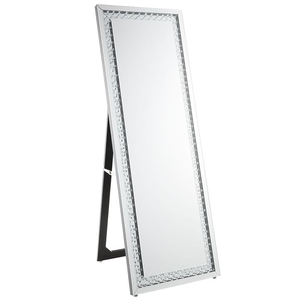 Nysa - Floor Mirror - Mirrored & Faux Crystals - Urban Living Furniture (Los Angeles, CA)