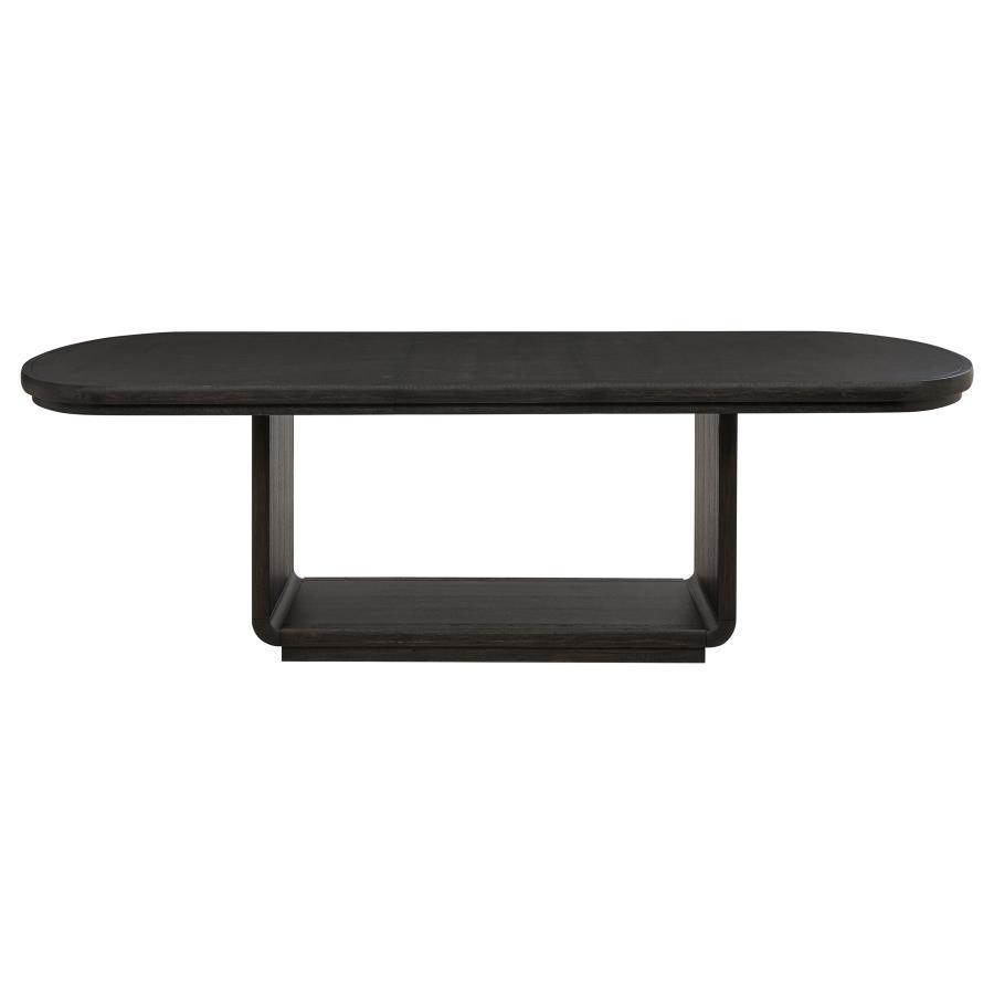 Leandro - 78" Extension Dining Room Table - Burnished Black - Urban Living Furniture (Los Angeles, CA)