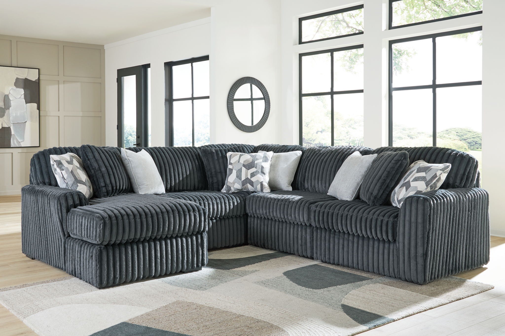 Midnight-Madness - 5 Piece Sectional