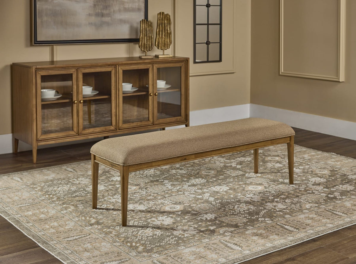 Carlisle - Upholstered Bench - Tofffee Crunch