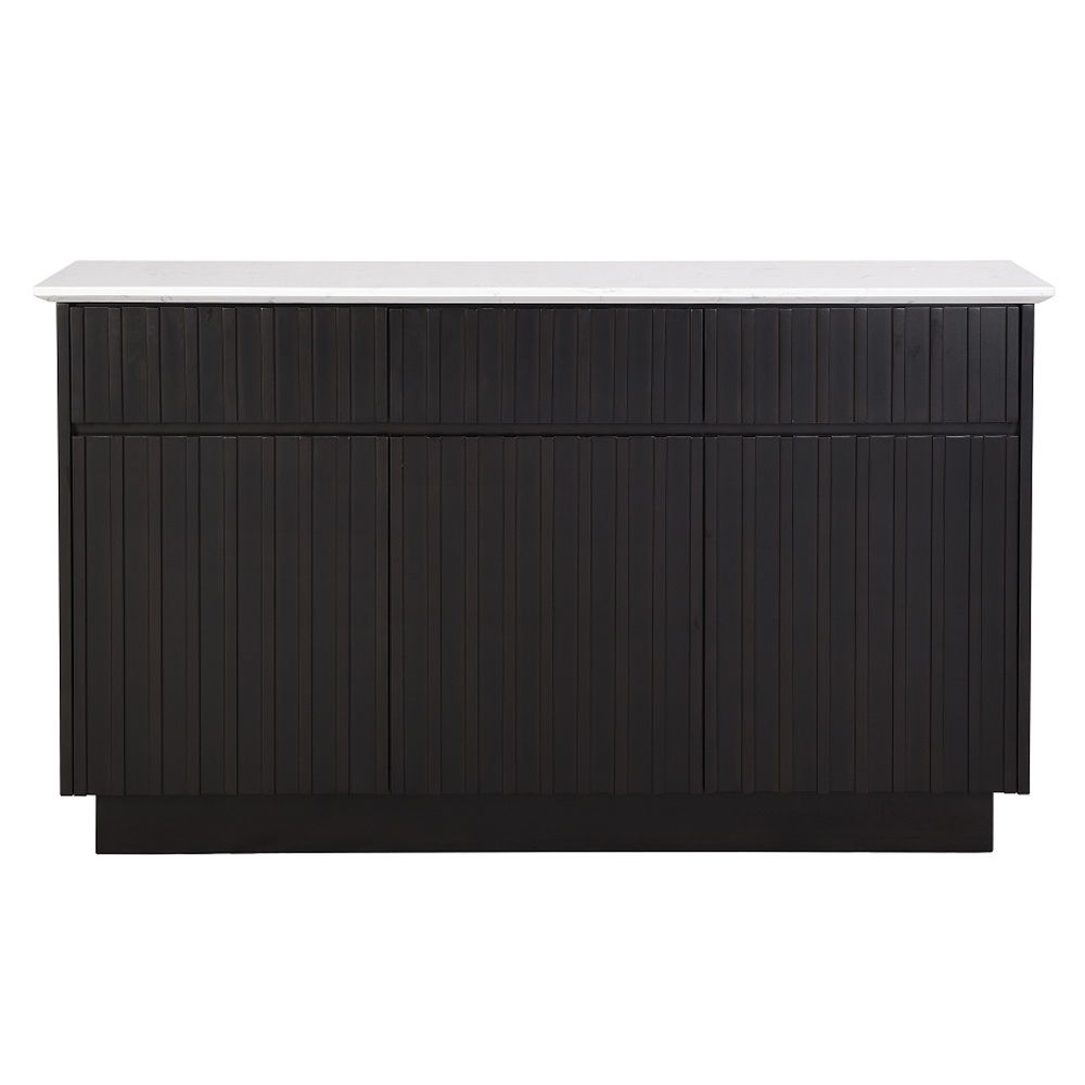 Jaramillo - Server - Engineering Marble Top & Black - Urban Living Furniture (Los Angeles, CA)