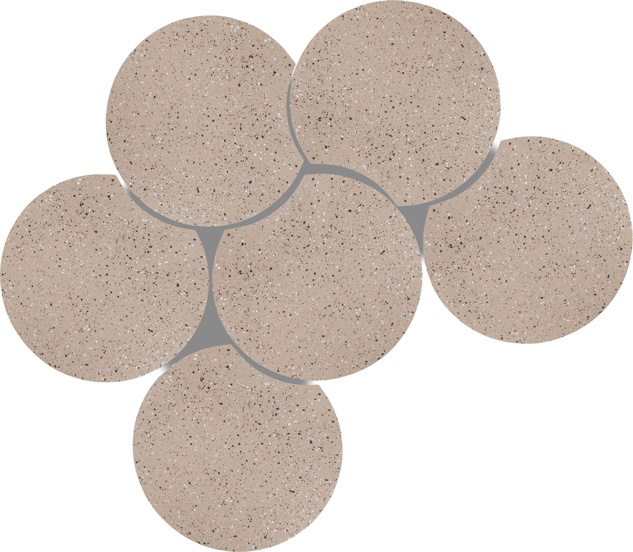 Dimple - 6 Piece Modular Coffee Table - Terazzo Finish - Urban Living Furniture (Los Angeles, CA)