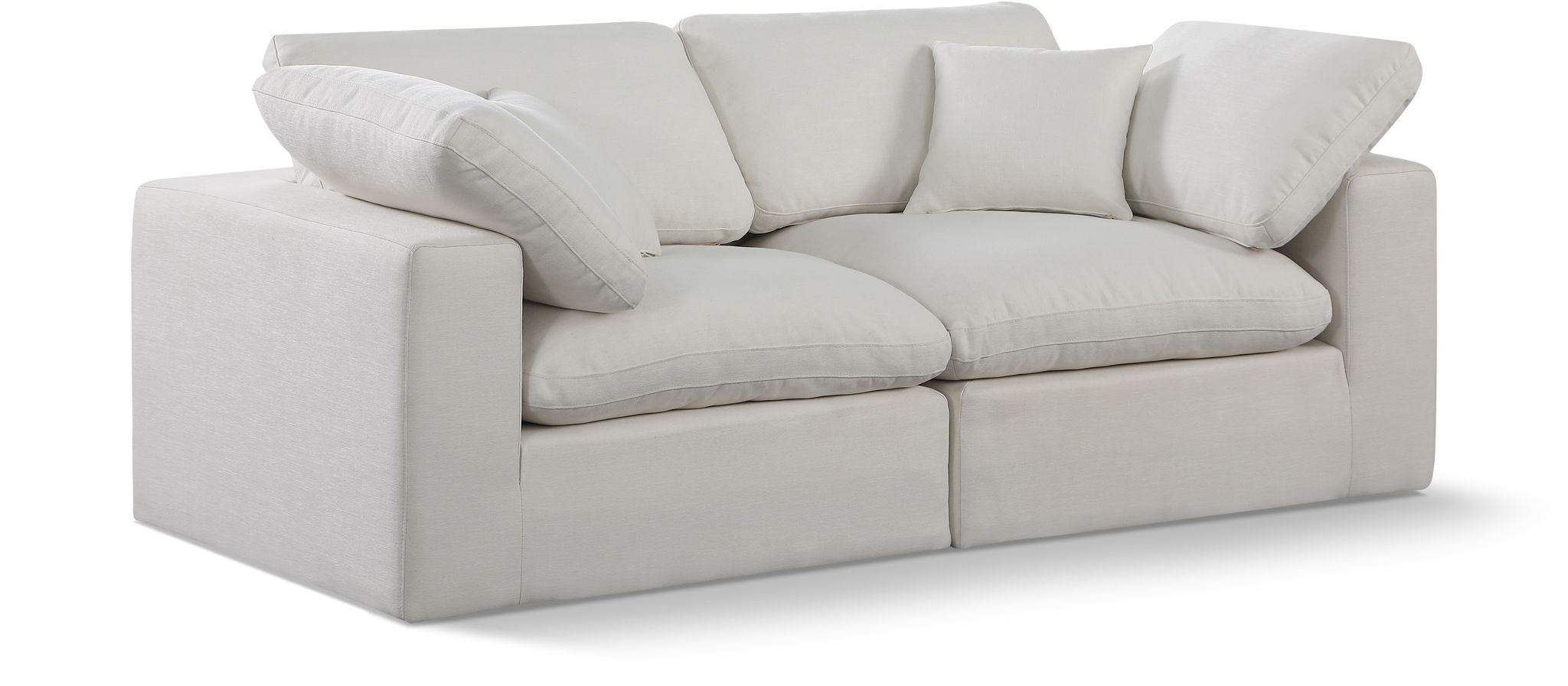 Comfy - Linen Modular Sofa 2 Seats - Urban Living Furniture (Los Angeles, CA)