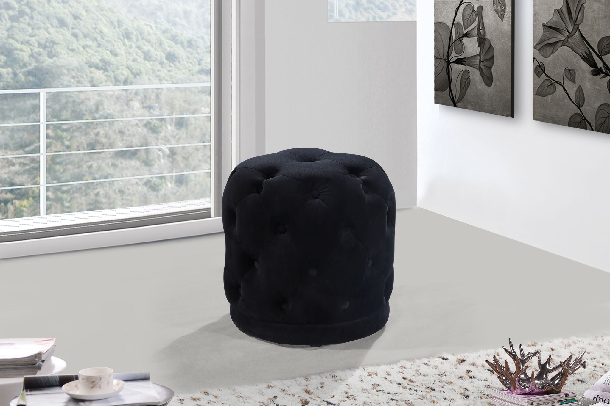 Harper - Stool Ottoman - Urban Living Furniture (Los Angeles, CA)
