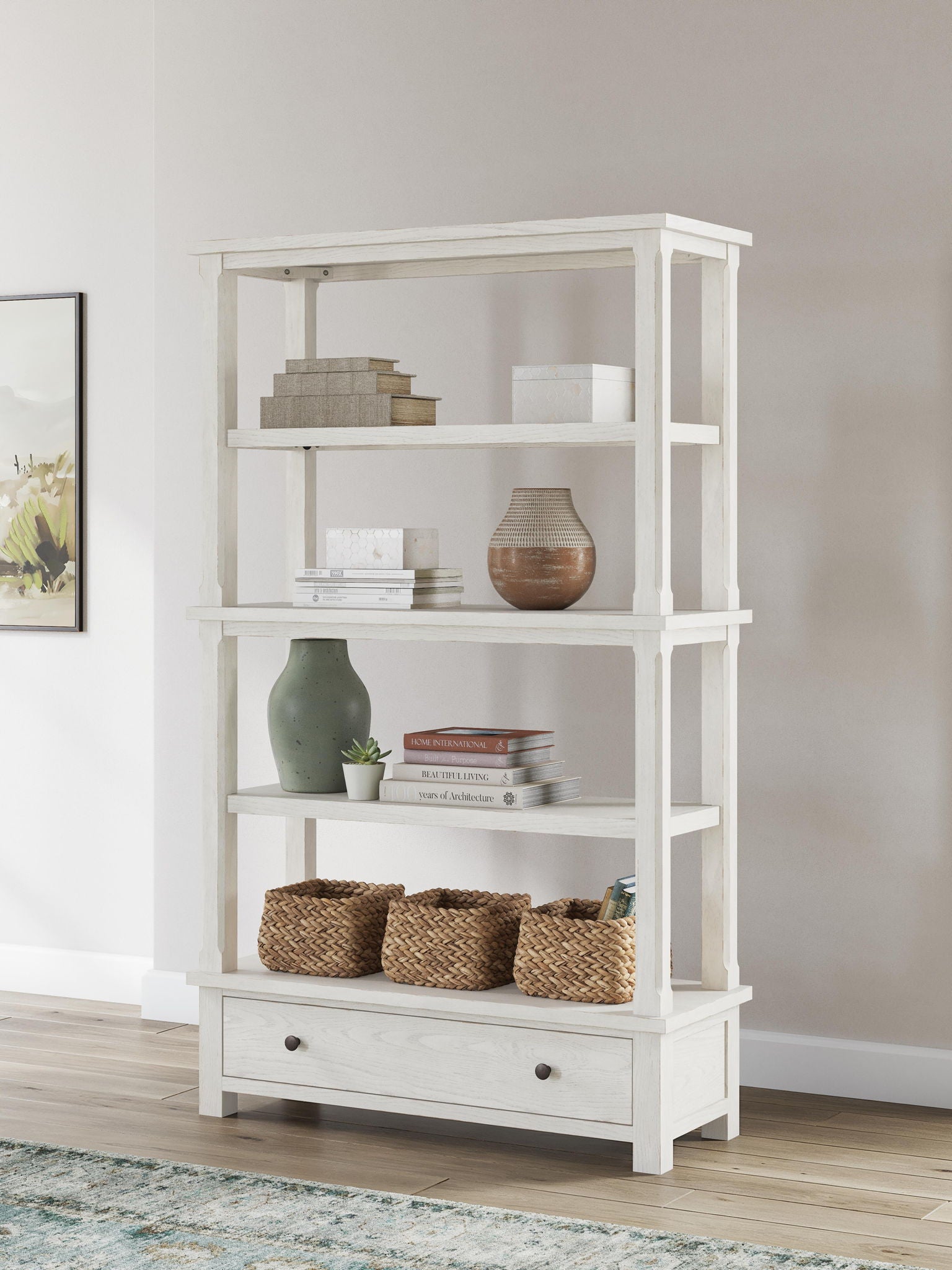 Robbinsdale - Bookcase - Antique White - Urban Living Furniture (Los Angeles, CA)