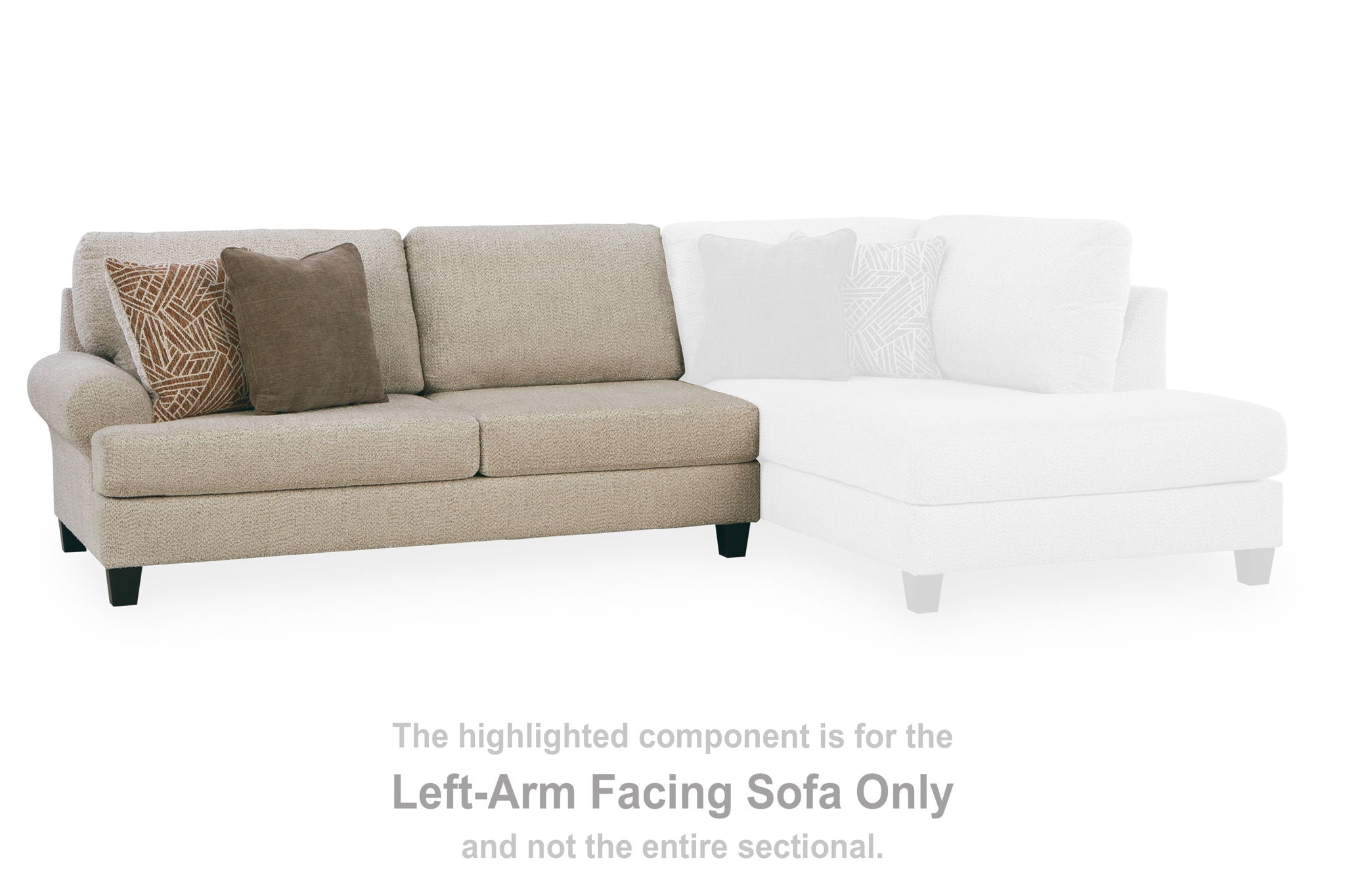 Steelwater Retreat - LAF Sofa - Latte - Urban Living Furniture (Los Angeles, CA)